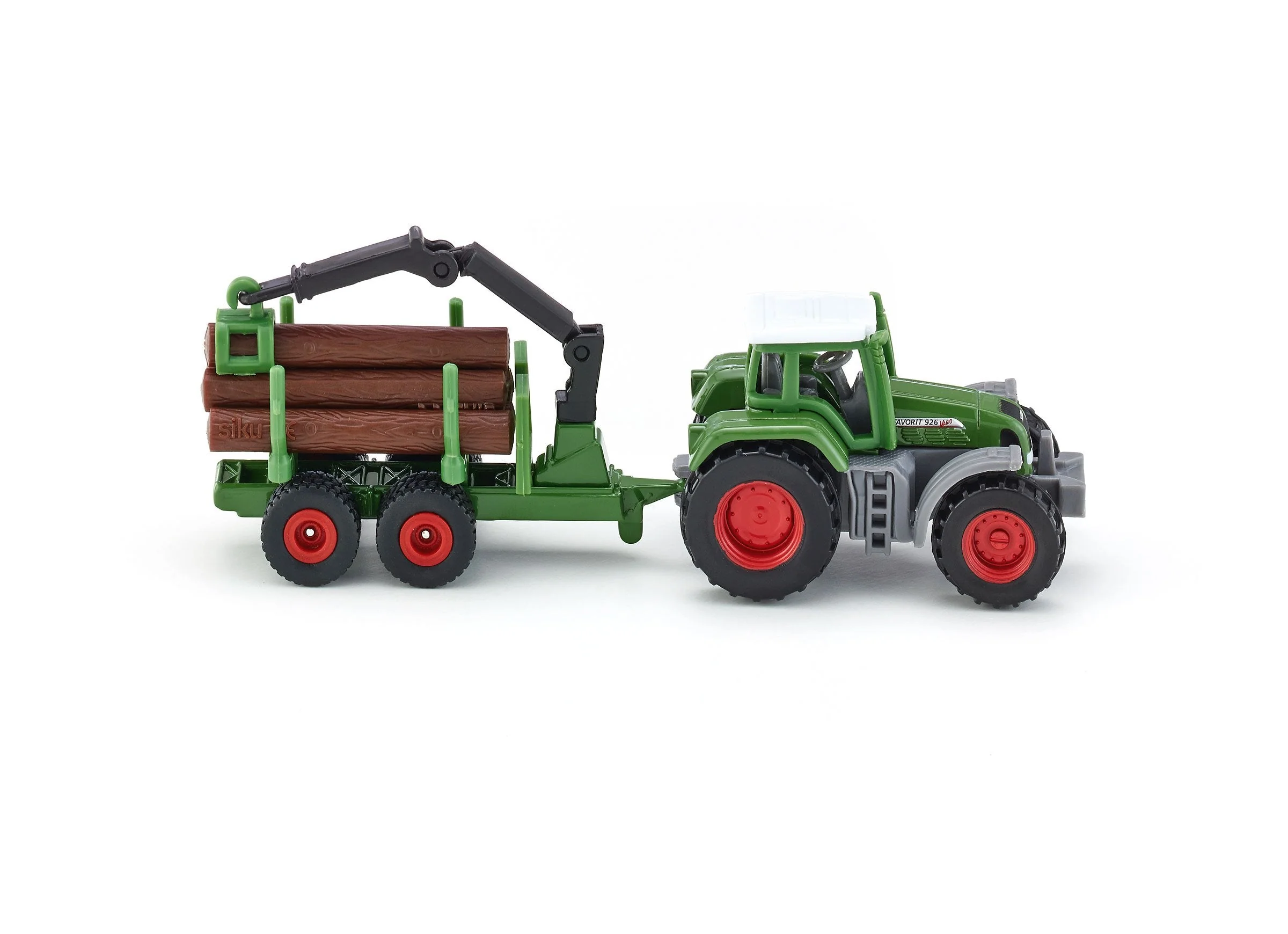 Siku Fendt Favorit 926 with Forestry Trailer - Image 20