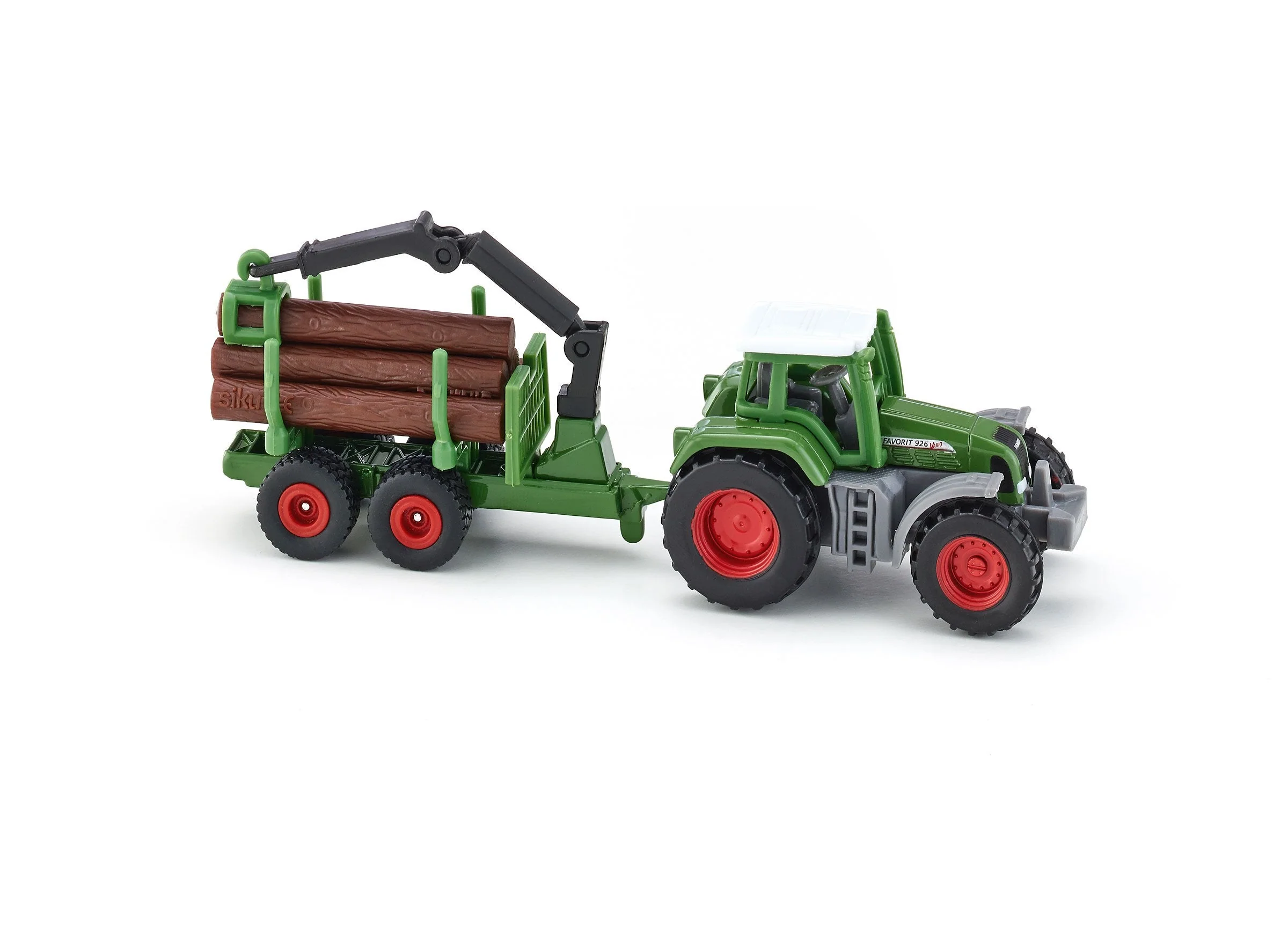 Siku Fendt Favorit 926 with Forestry Trailer - Image 21