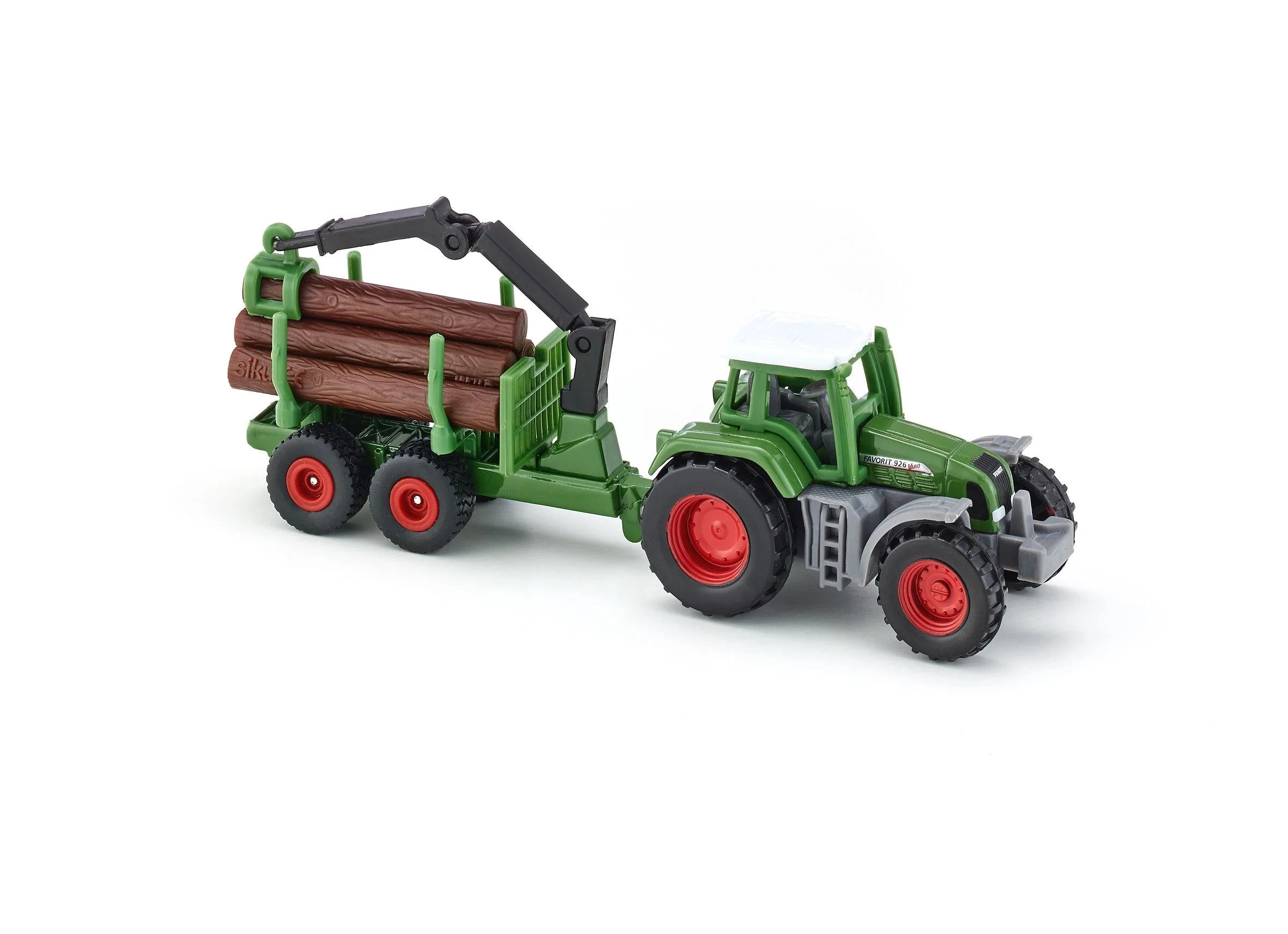 Siku Fendt Favorit 926 with Forestry Trailer - Image 22