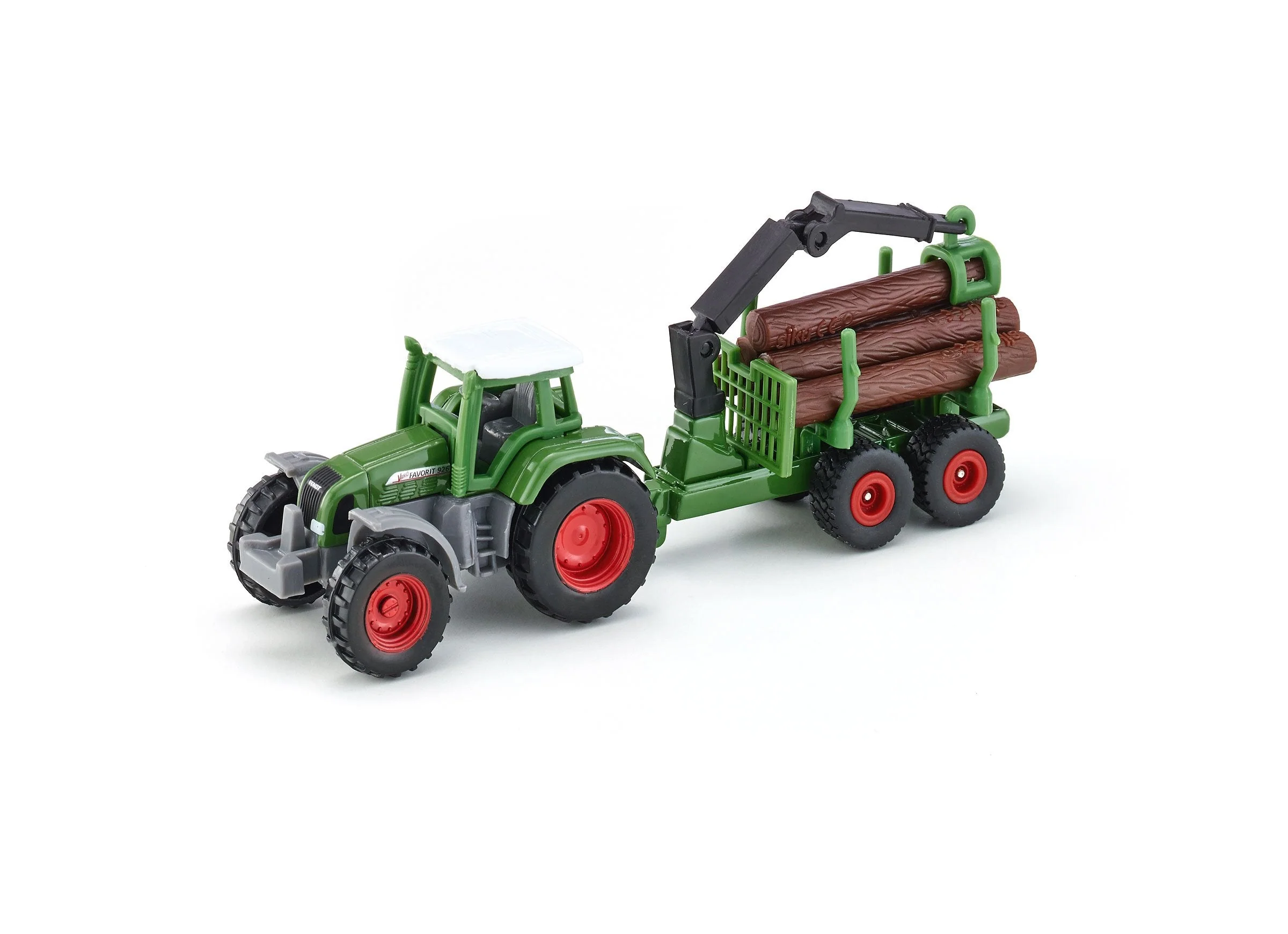 Siku Fendt Favorit 926 with Forestry Trailer - Image 33