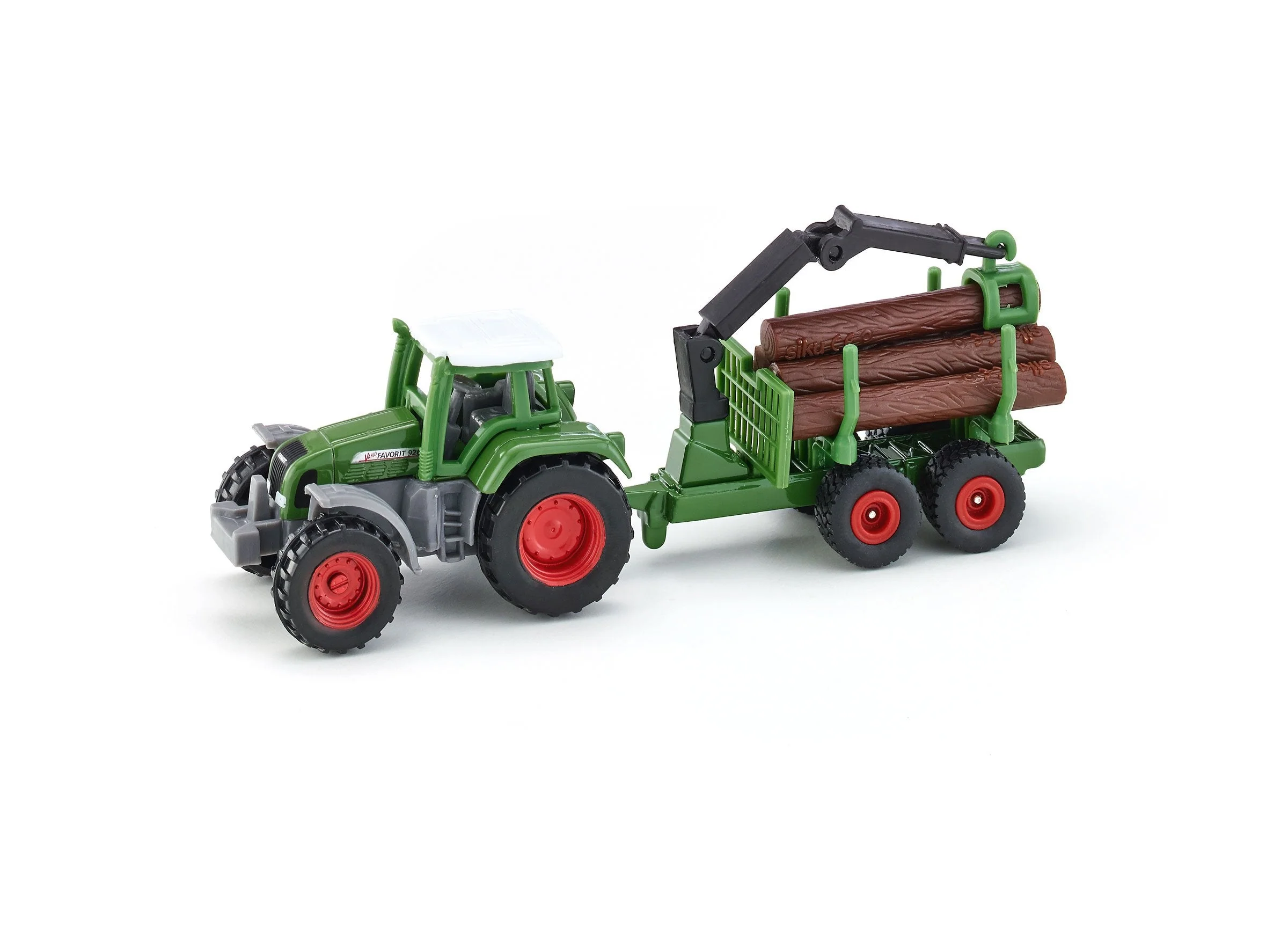 Siku Fendt Favorit 926 with Forestry Trailer - Image 34