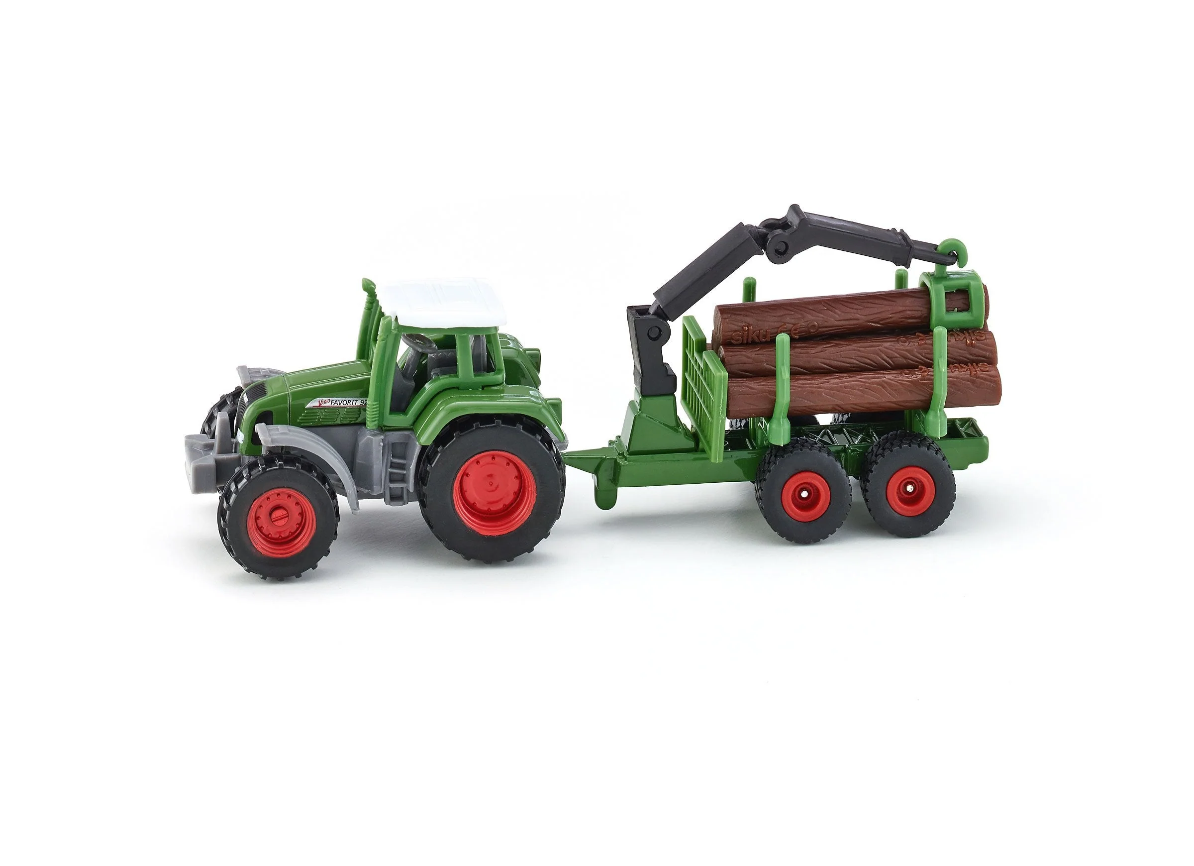 Siku Fendt Favorit 926 with Forestry Trailer - Image 35