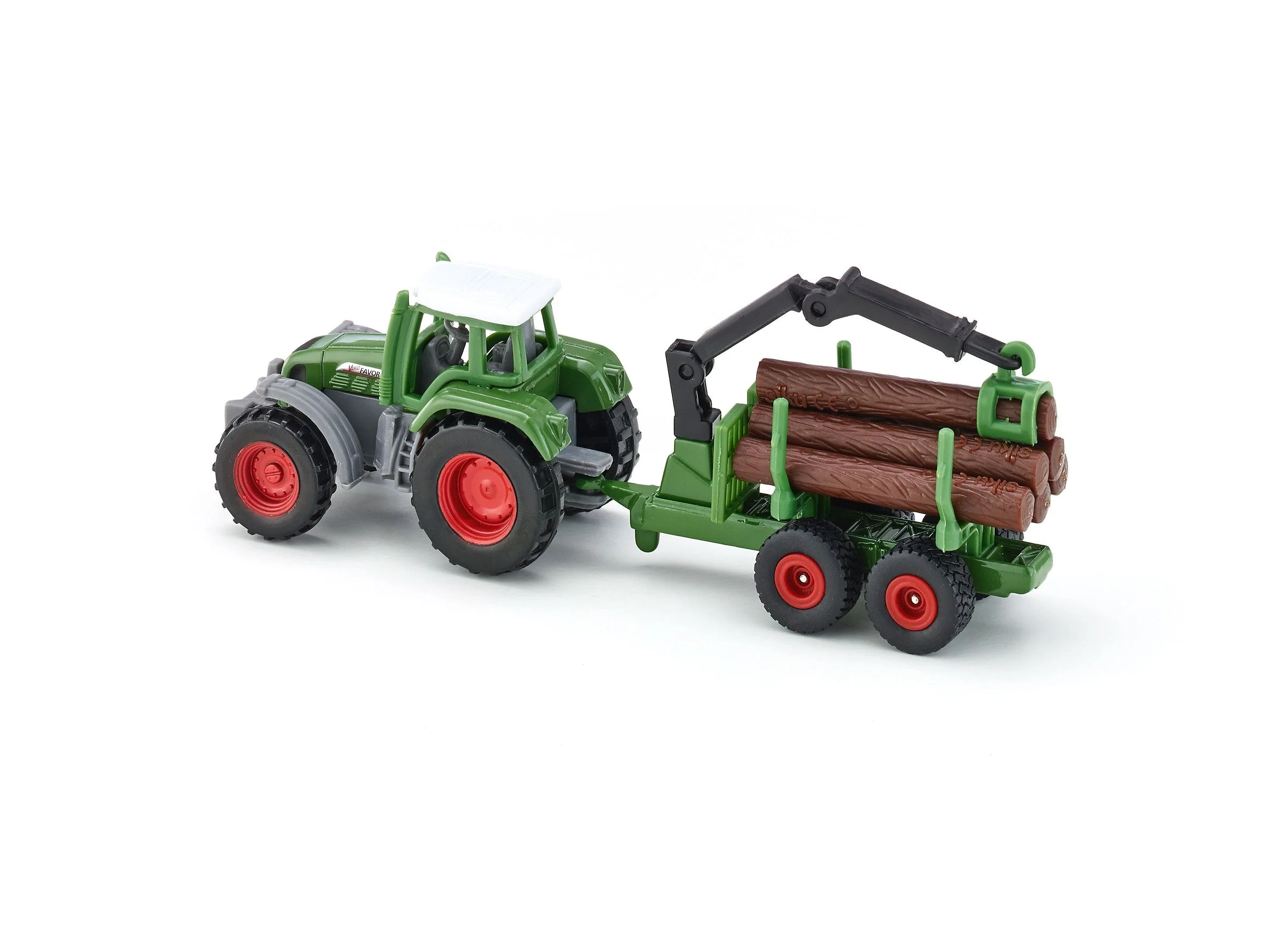 Siku Fendt Favorit 926 with Forestry Trailer - Image 6