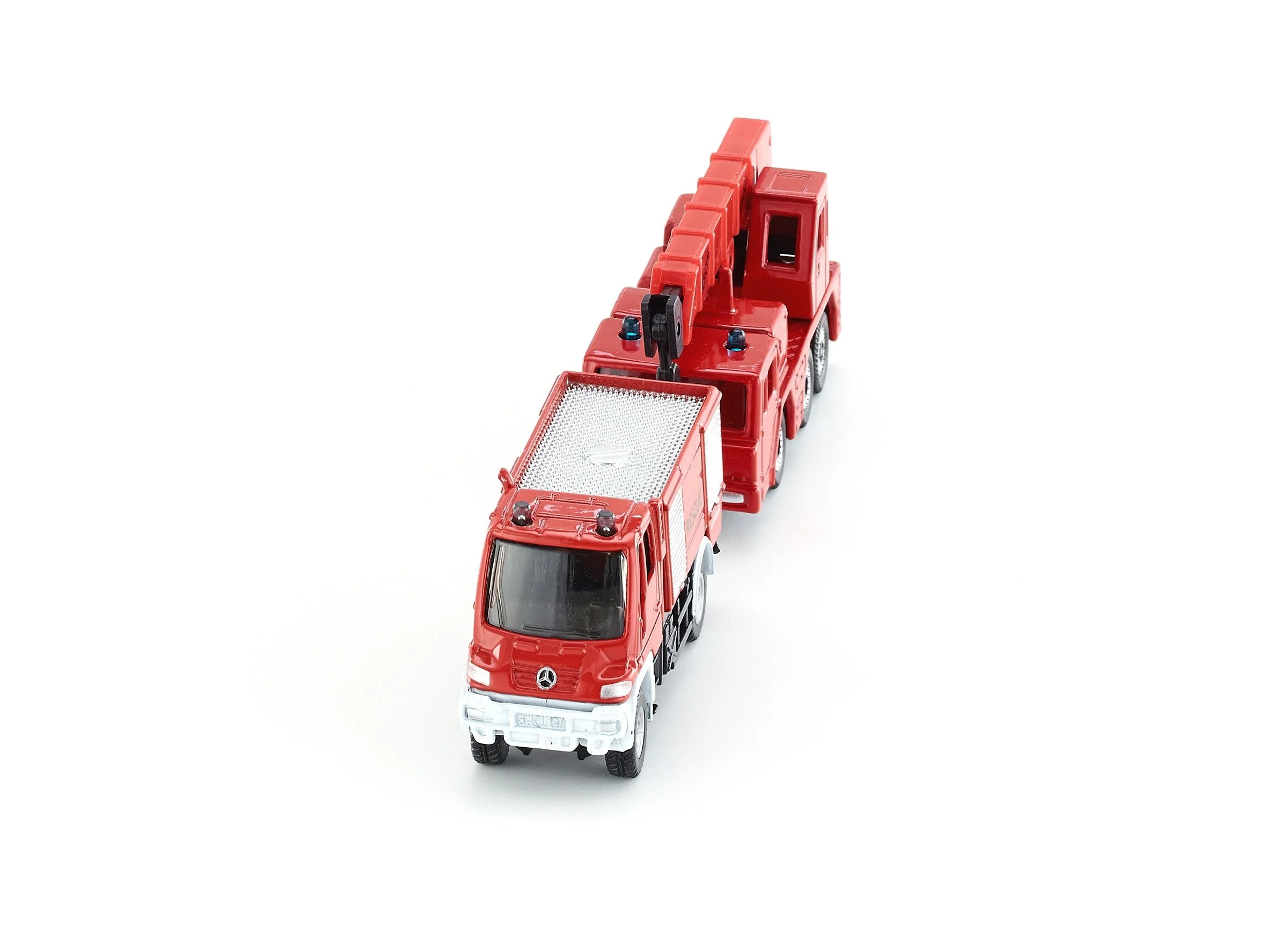 Siku Mercedes Unimog Fire Truck & Crane - Image 29