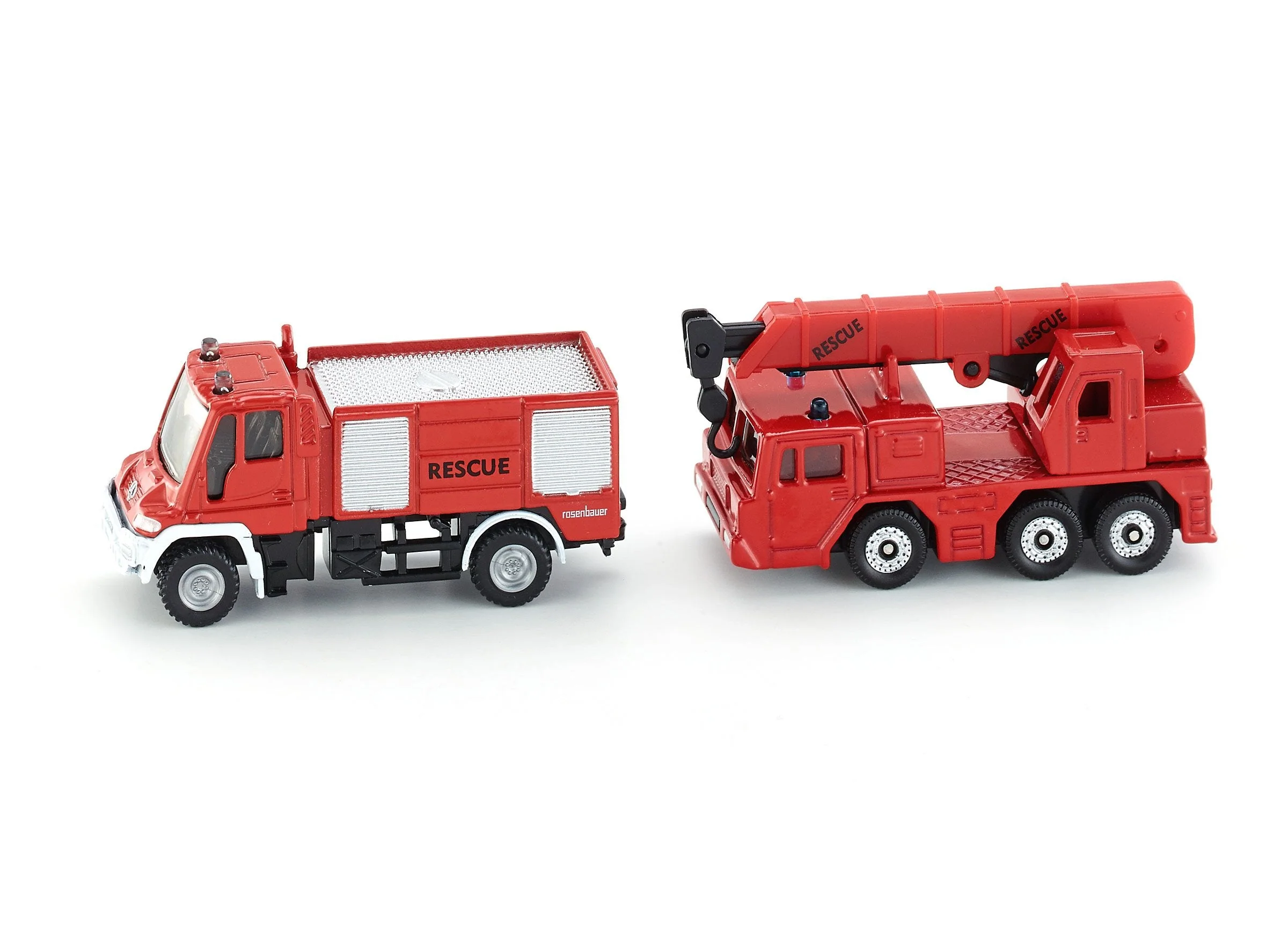 Siku Mercedes Unimog Fire Truck & Crane - Image 35