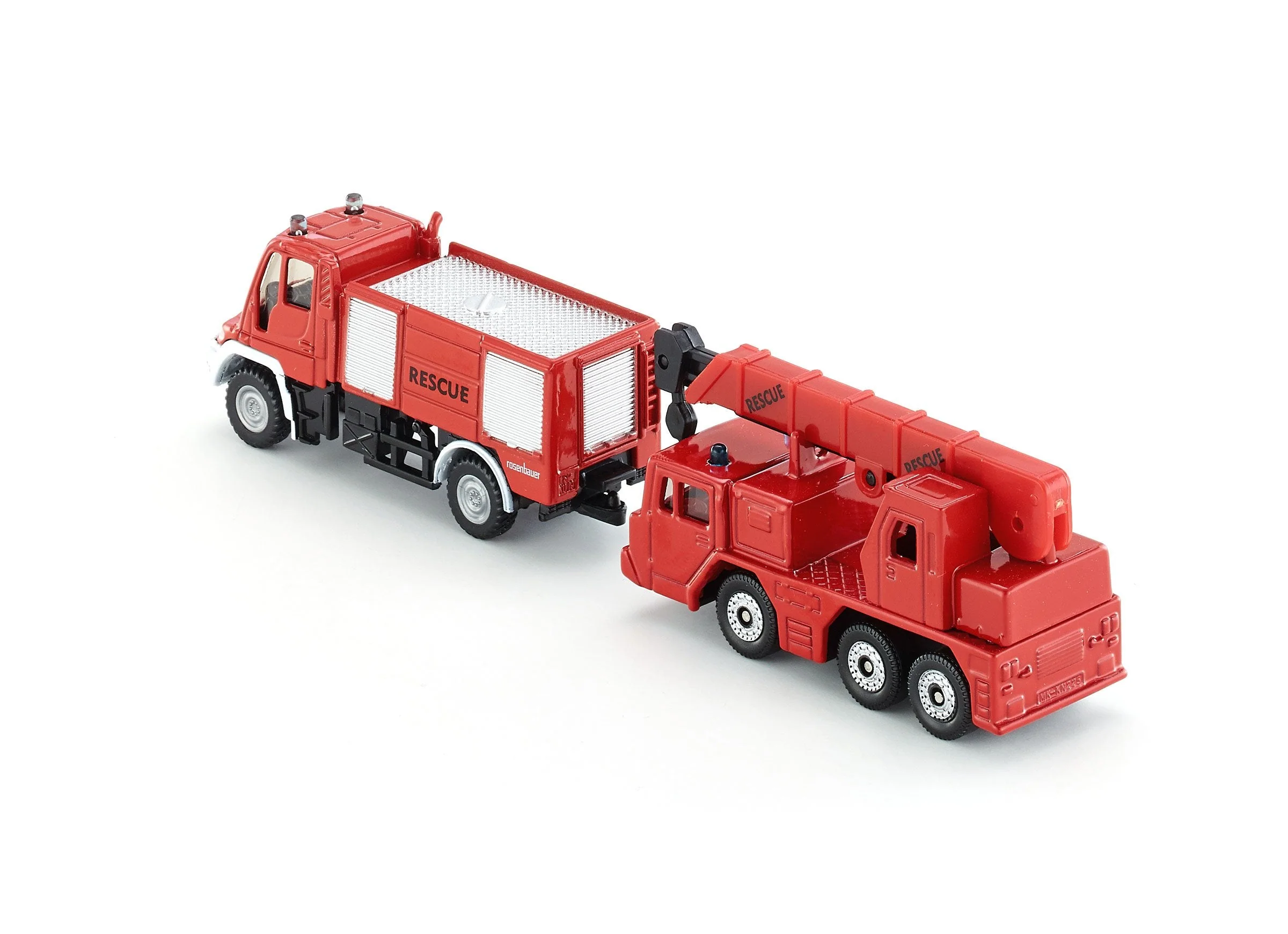 Siku Mercedes Unimog Fire Truck & Crane - Image 8