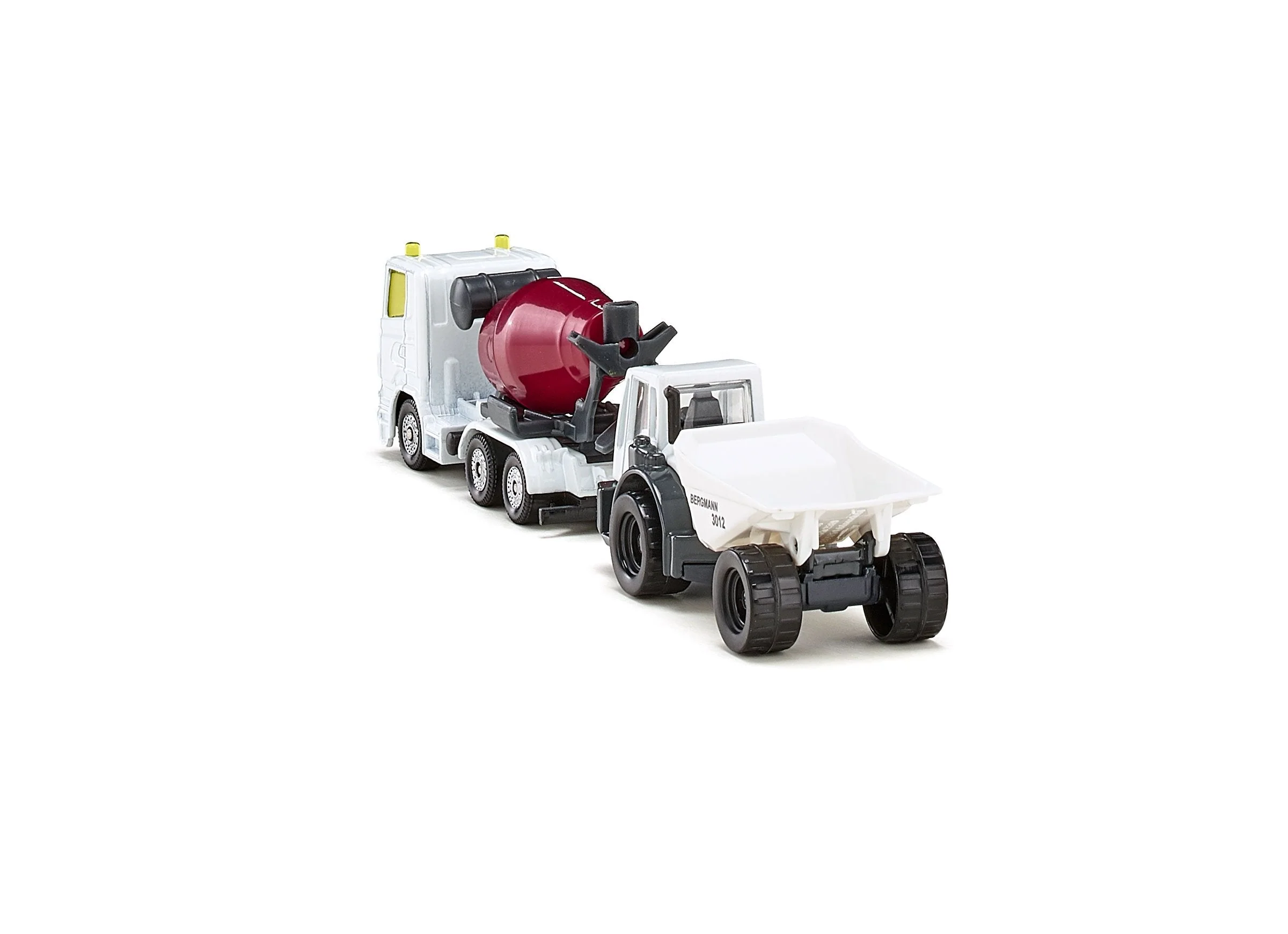 Siku Scania Cement Mixer Truck & Bergmann Dumper - Image 14