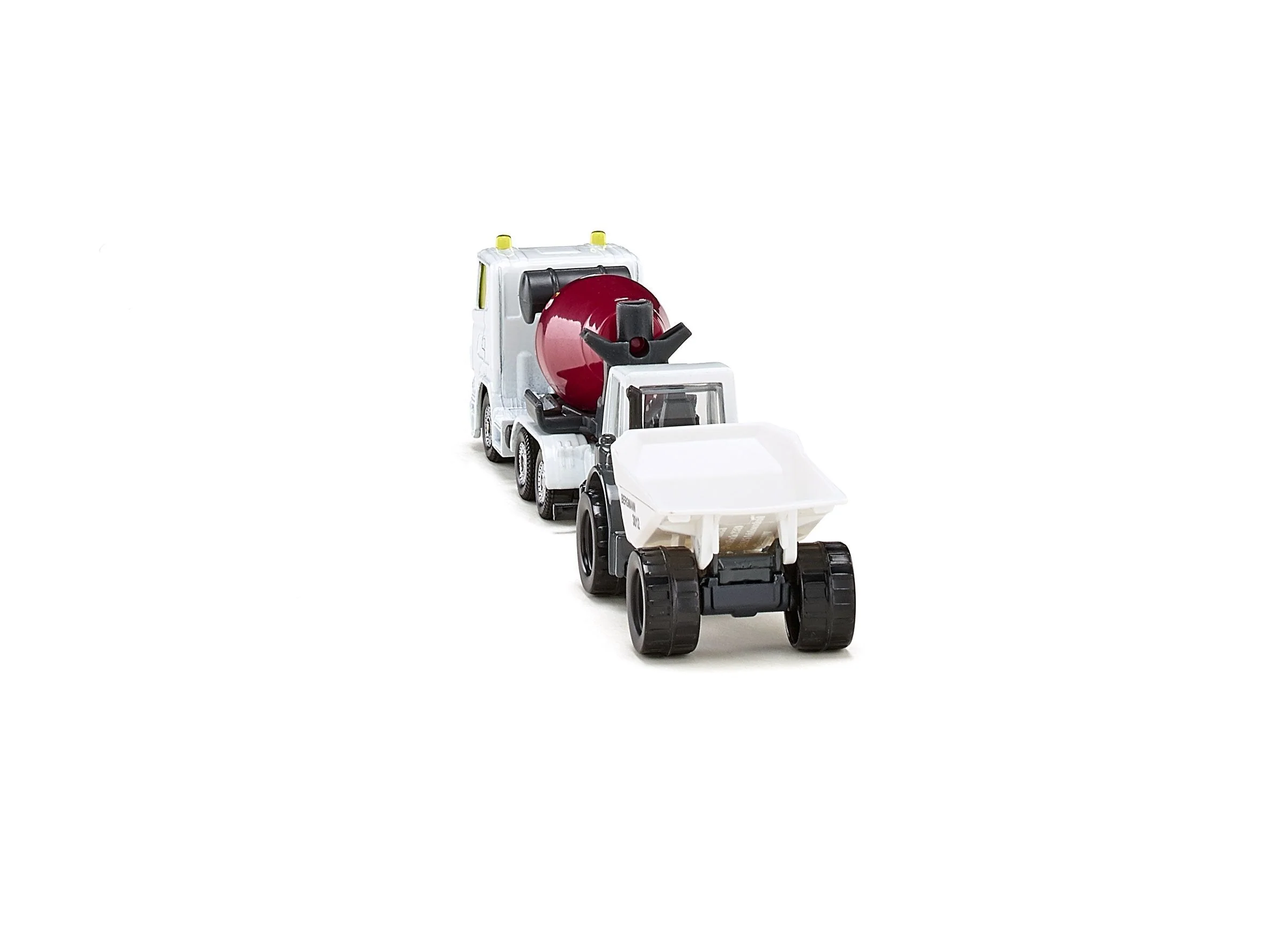 Siku Scania Cement Mixer Truck & Bergmann Dumper - Image 15