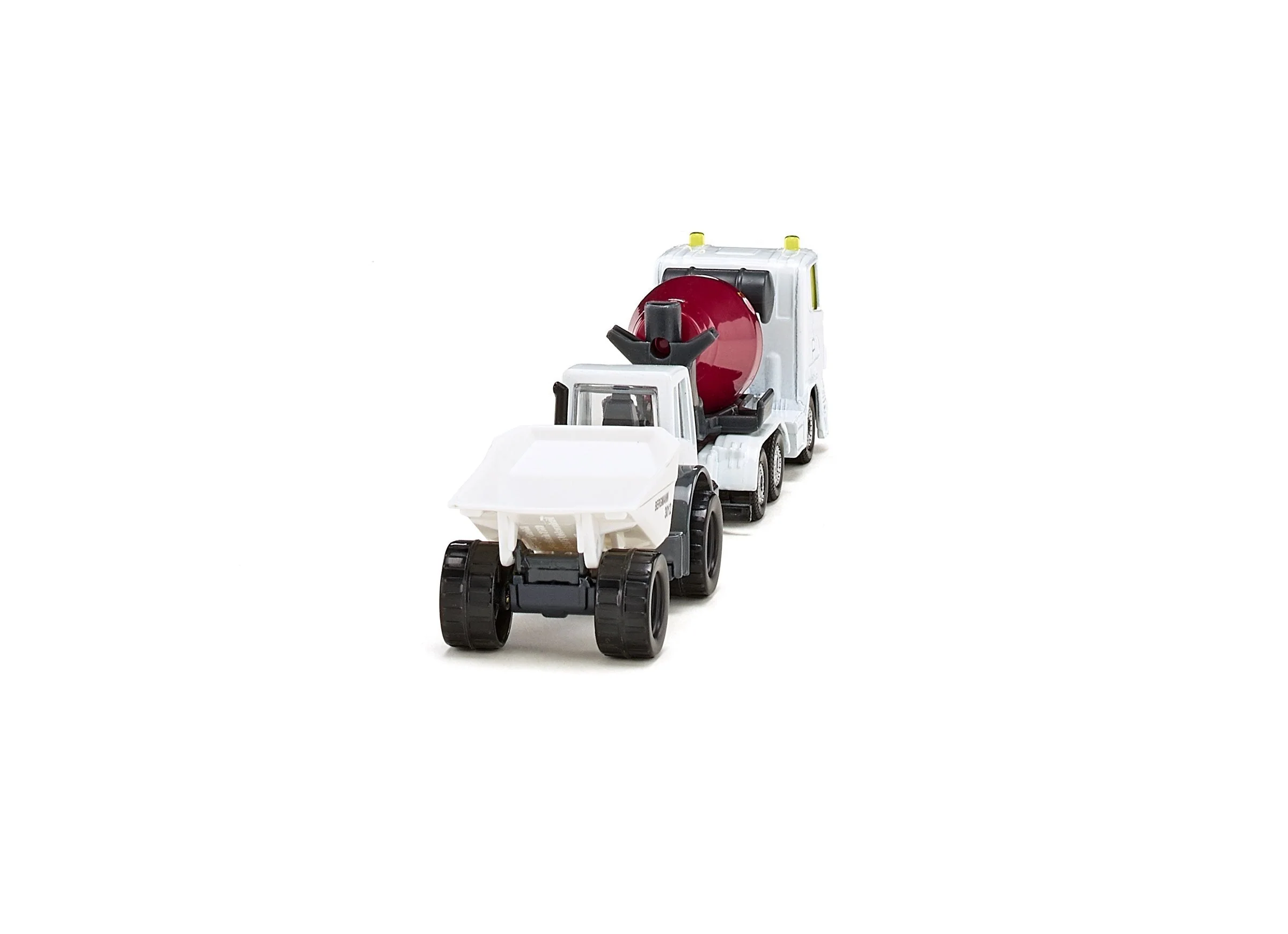 Siku Scania Cement Mixer Truck & Bergmann Dumper - Image 17