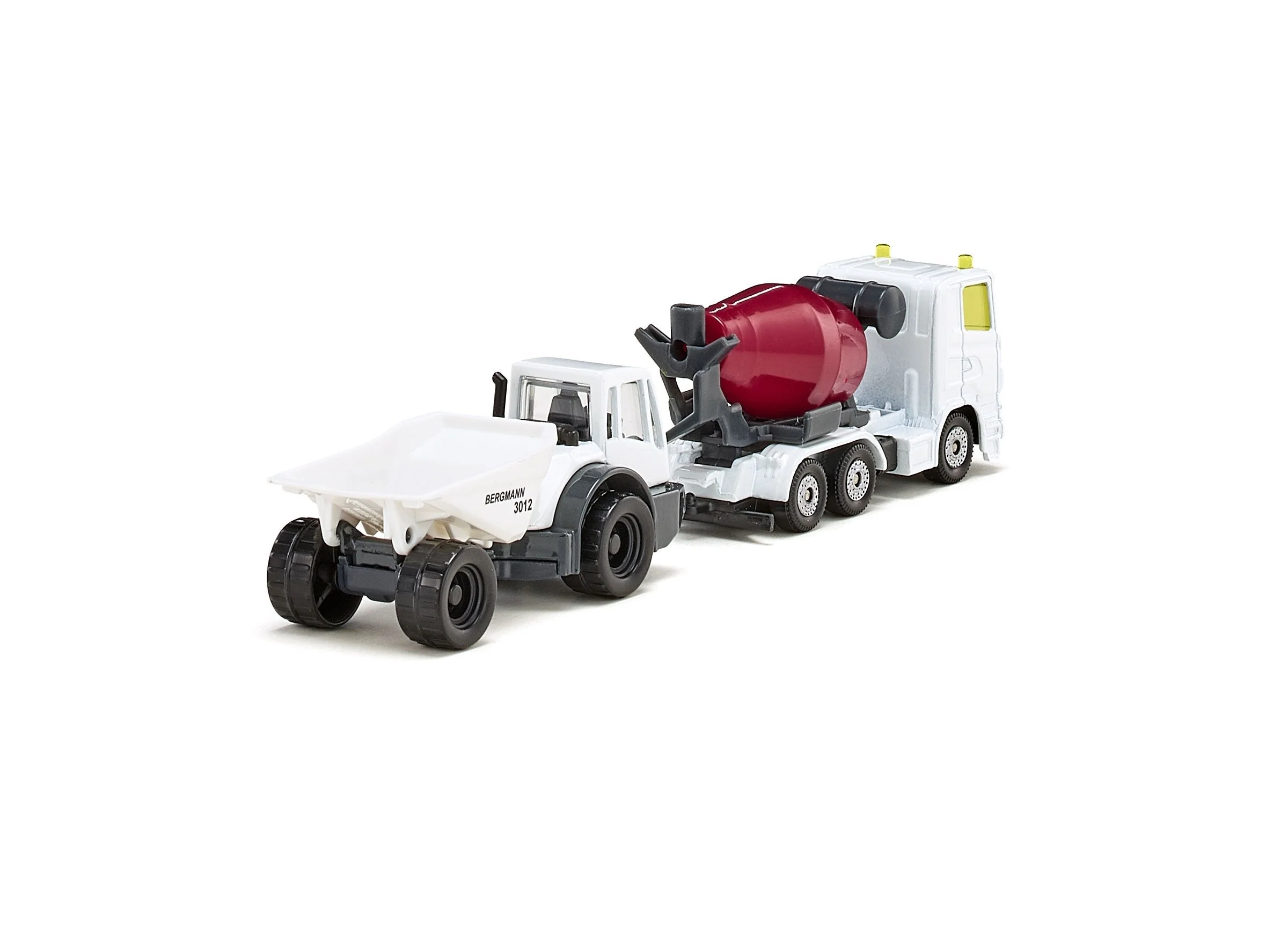 Siku Scania Cement Mixer Truck & Bergmann Dumper - Image 19