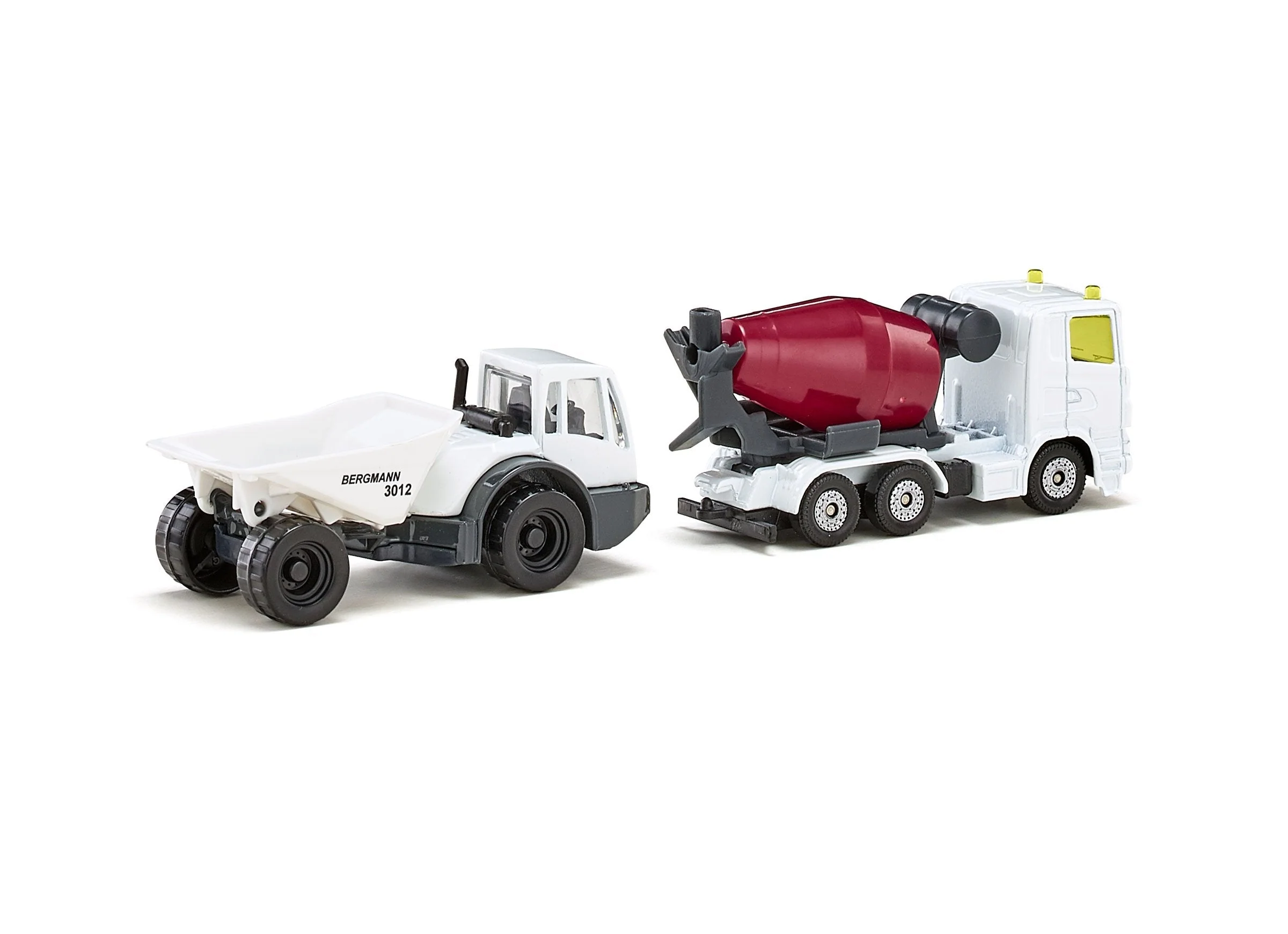Siku Scania Cement Mixer Truck & Bergmann Dumper - Image 21
