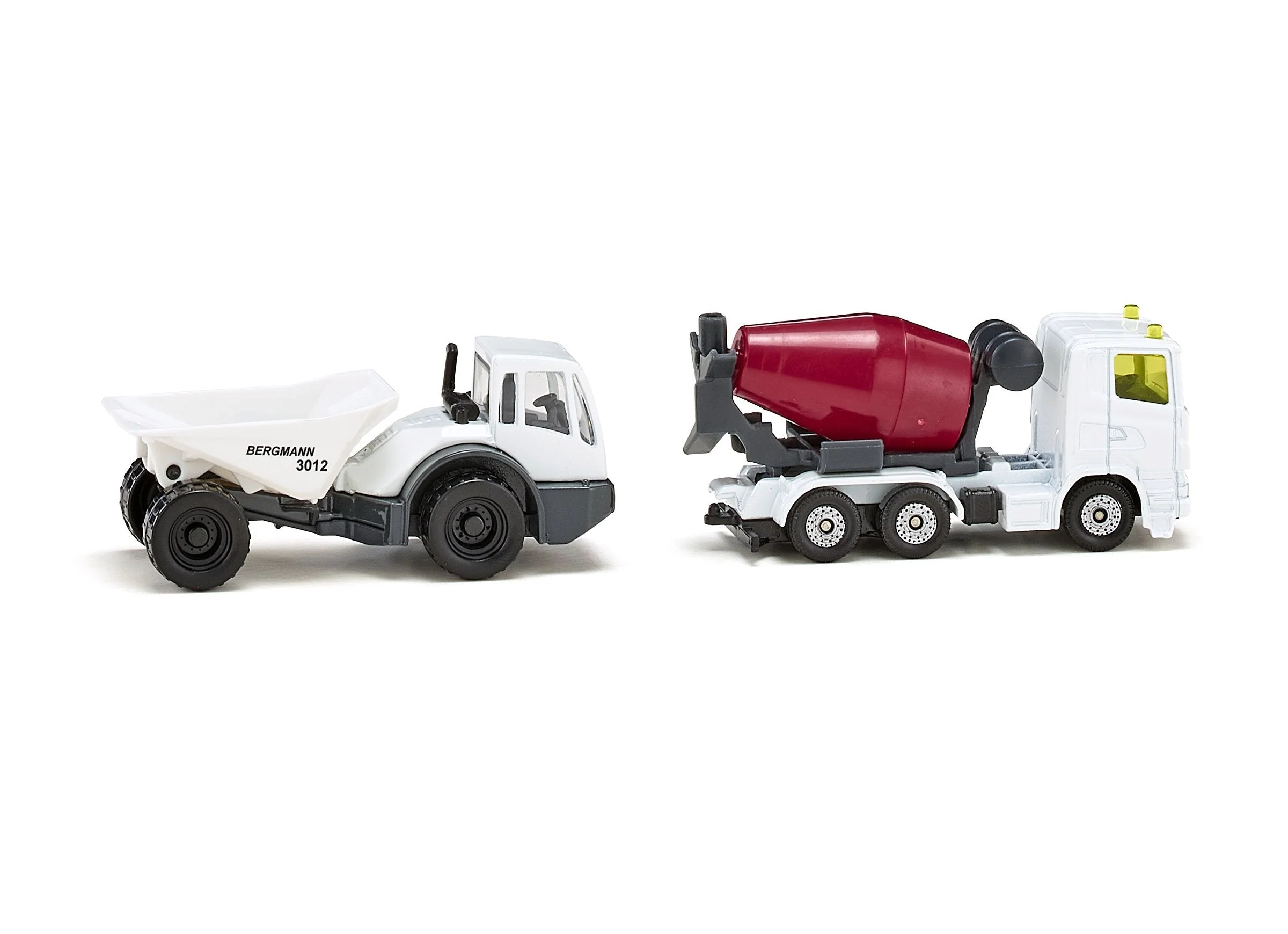 Siku Scania Cement Mixer Truck & Bergmann Dumper - Image 23