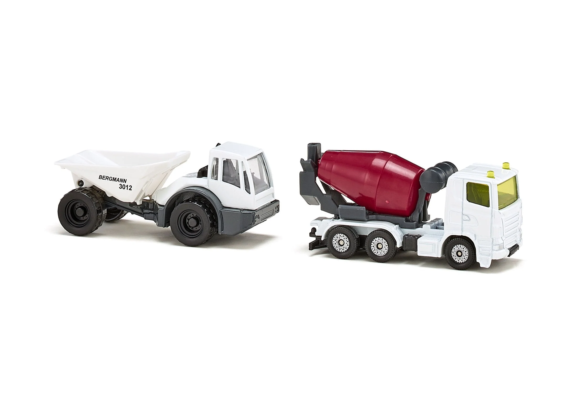 Siku Scania Cement Mixer Truck & Bergmann Dumper - Image 26