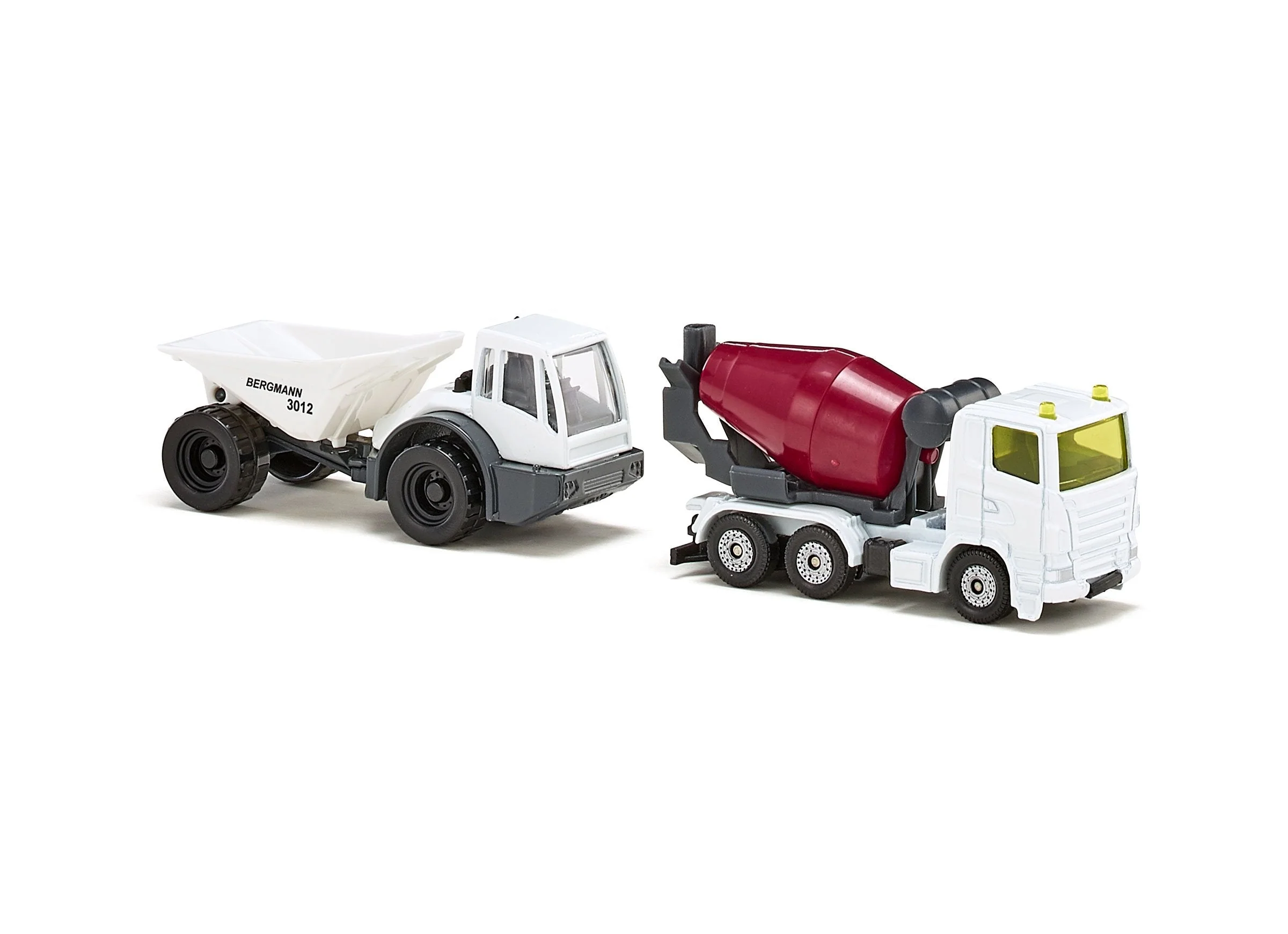 Siku Scania Cement Mixer Truck & Bergmann Dumper - Image 27