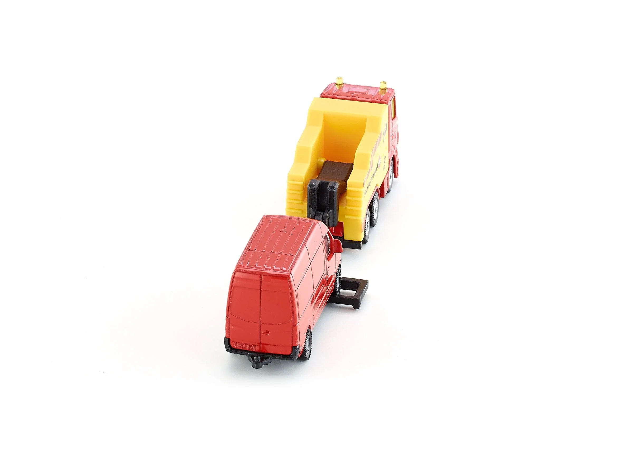 Siku Scania Heavy Tow Truck with Mercedes Van - Image 13