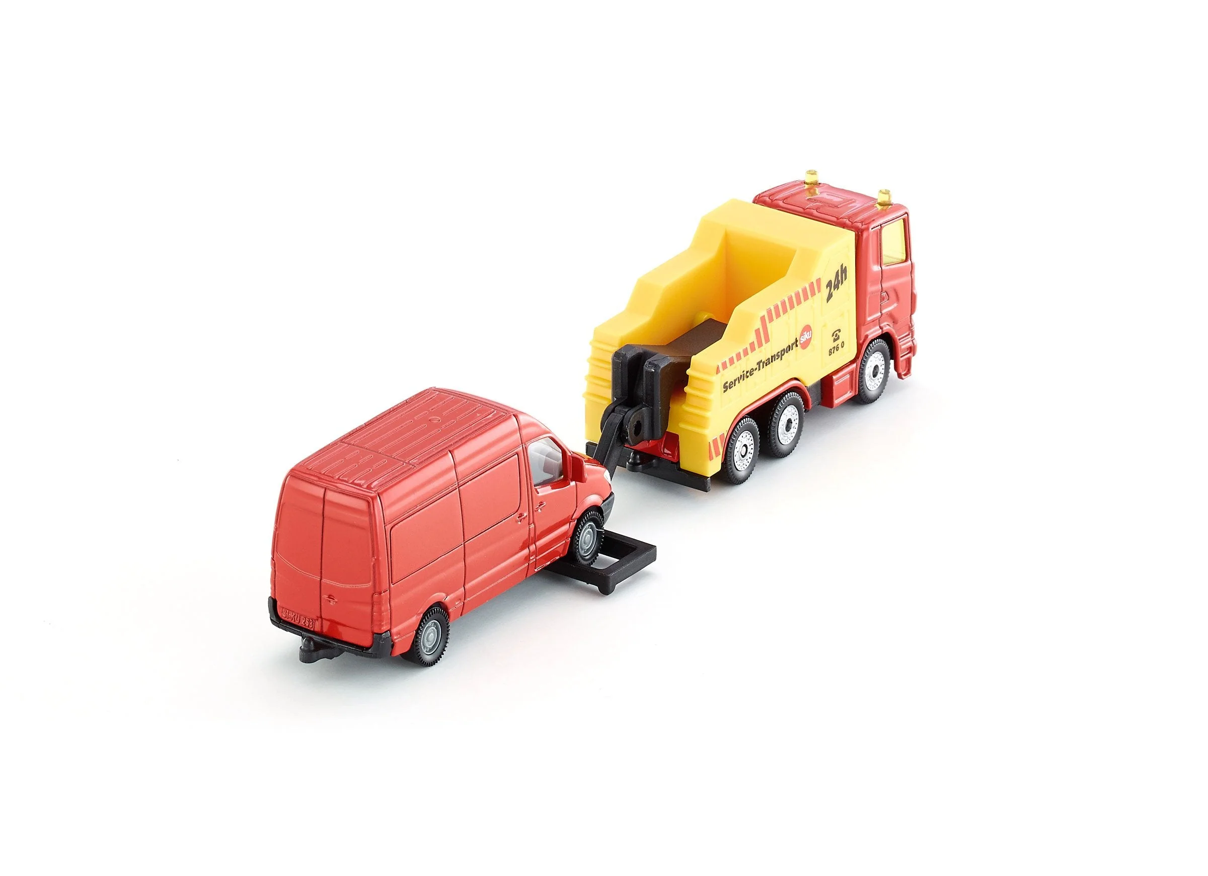 Siku Scania Heavy Tow Truck with Mercedes Van - Image 15