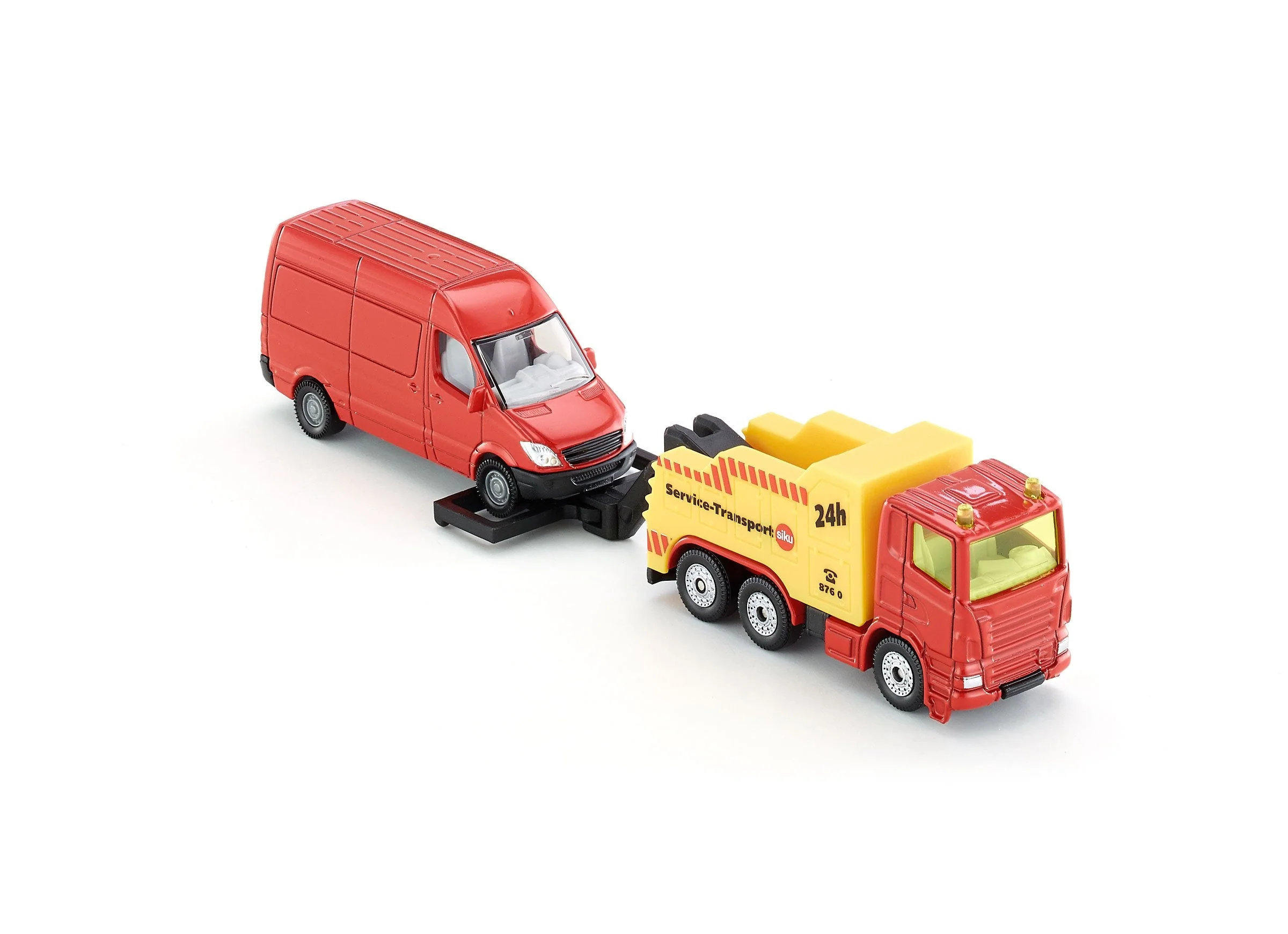 Siku Scania Heavy Tow Truck with Mercedes Van - Image 24