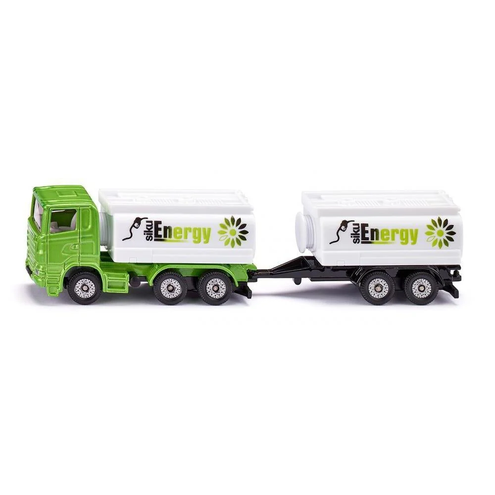 Siku Scania Petrol Tanker with Tanker Trailer