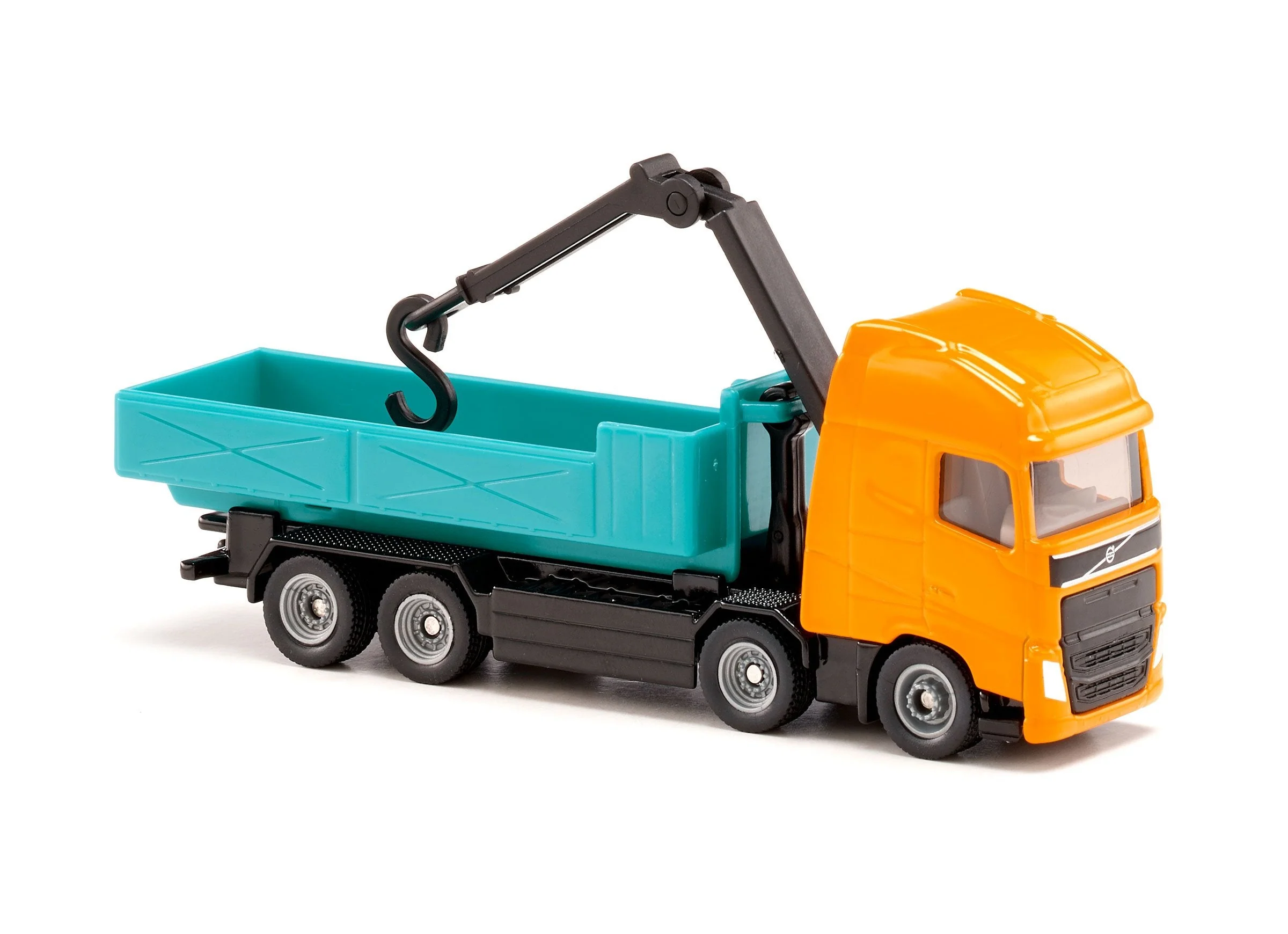 Siku Volvo Truck with Roll-Off Tipper & Crane - Image 21
