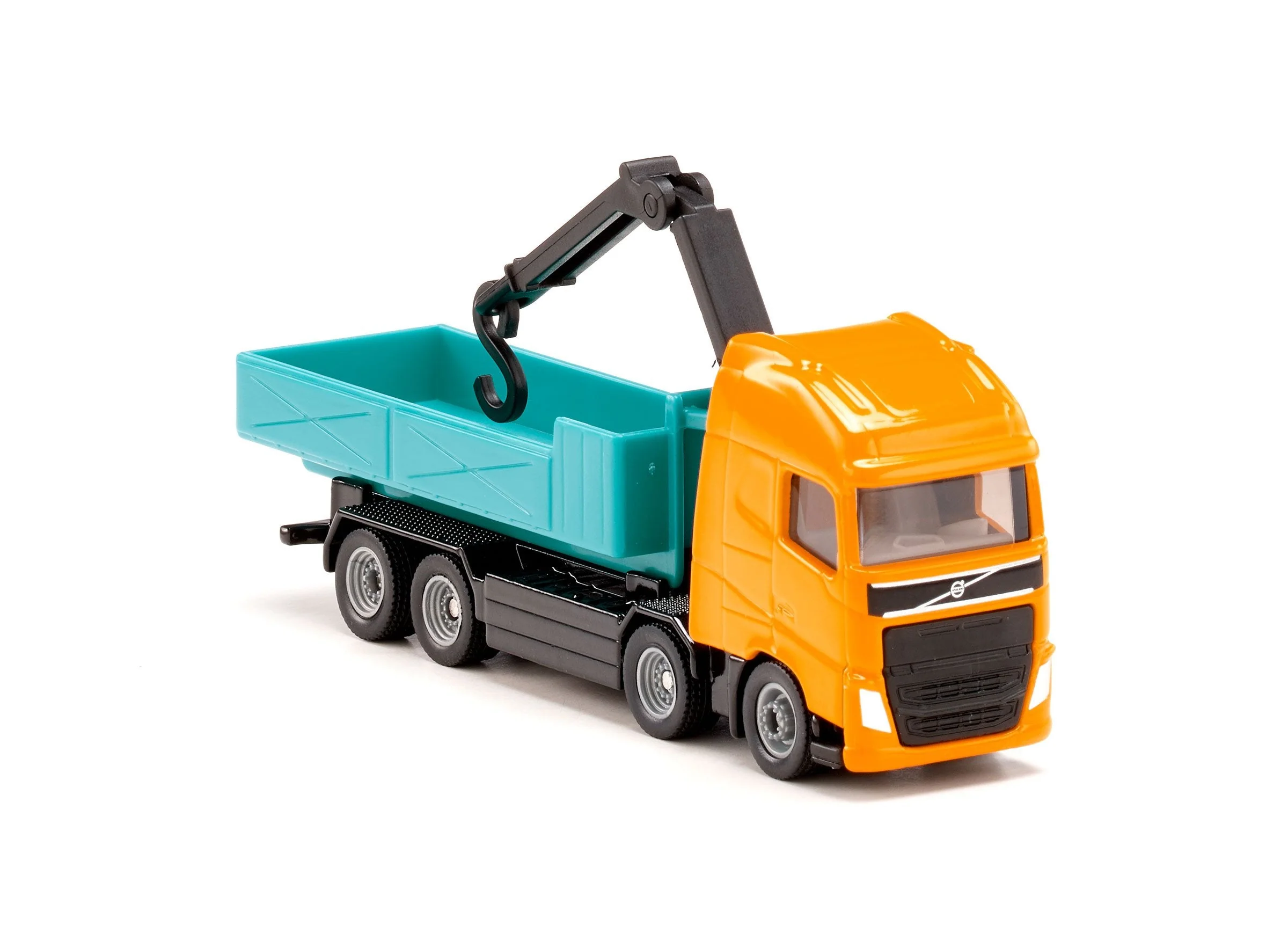Siku Volvo Truck with Roll-Off Tipper & Crane - Image 23