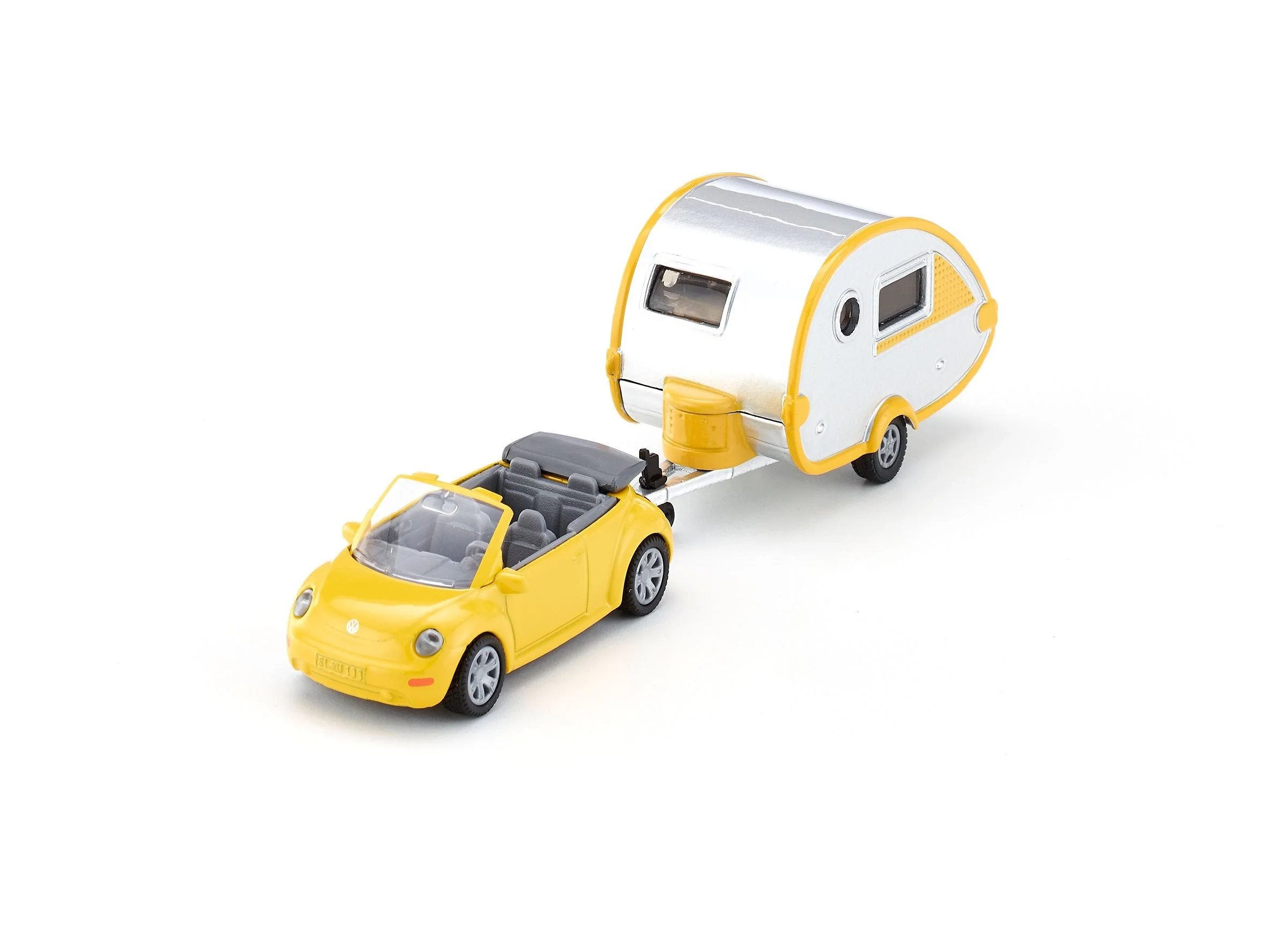 Siku VW Beetle Convertible with Caravan - Image 29