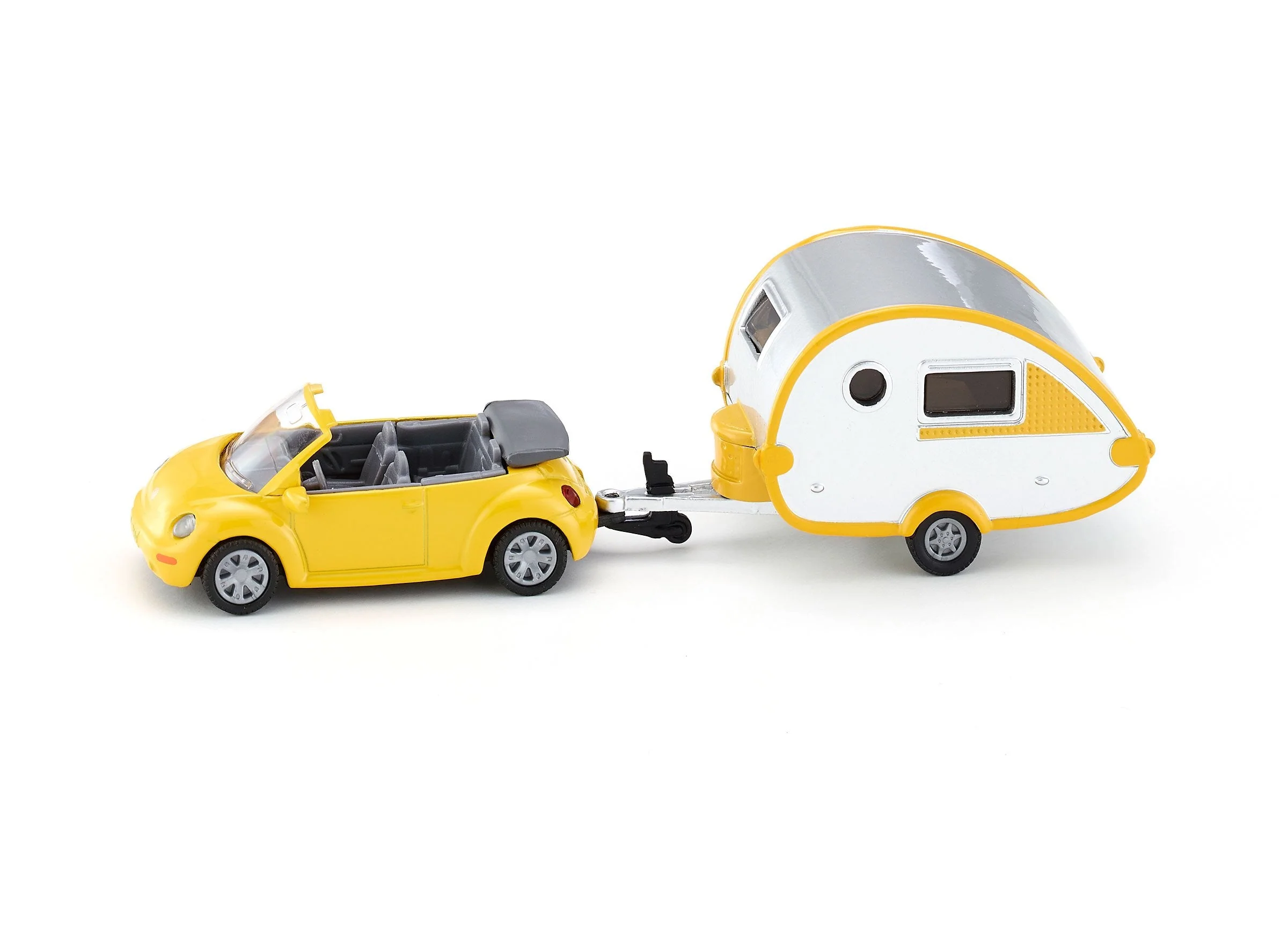Siku VW Beetle Convertible with Caravan - Image 33