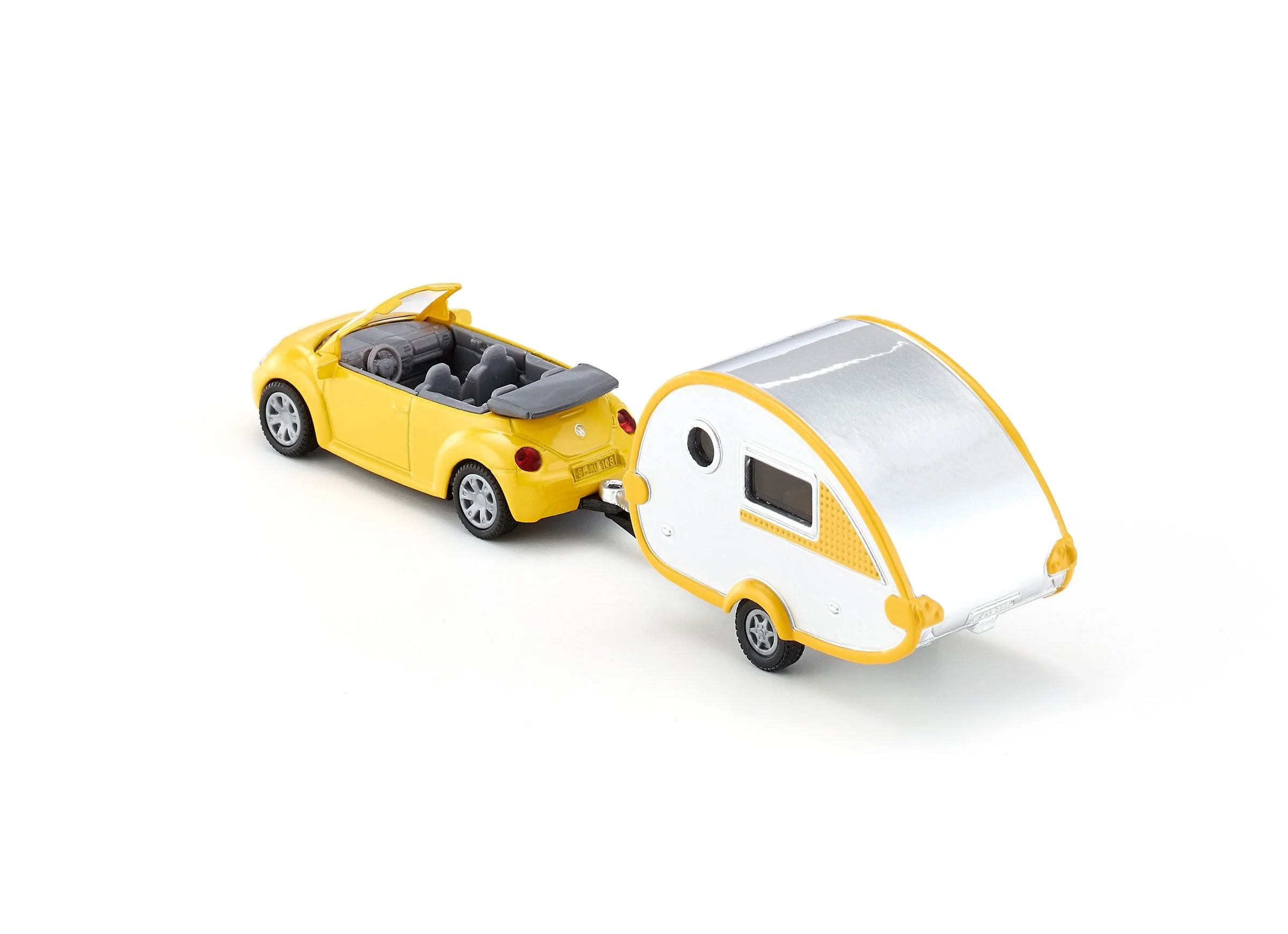 Siku VW Beetle Convertible with Caravan - Image 6