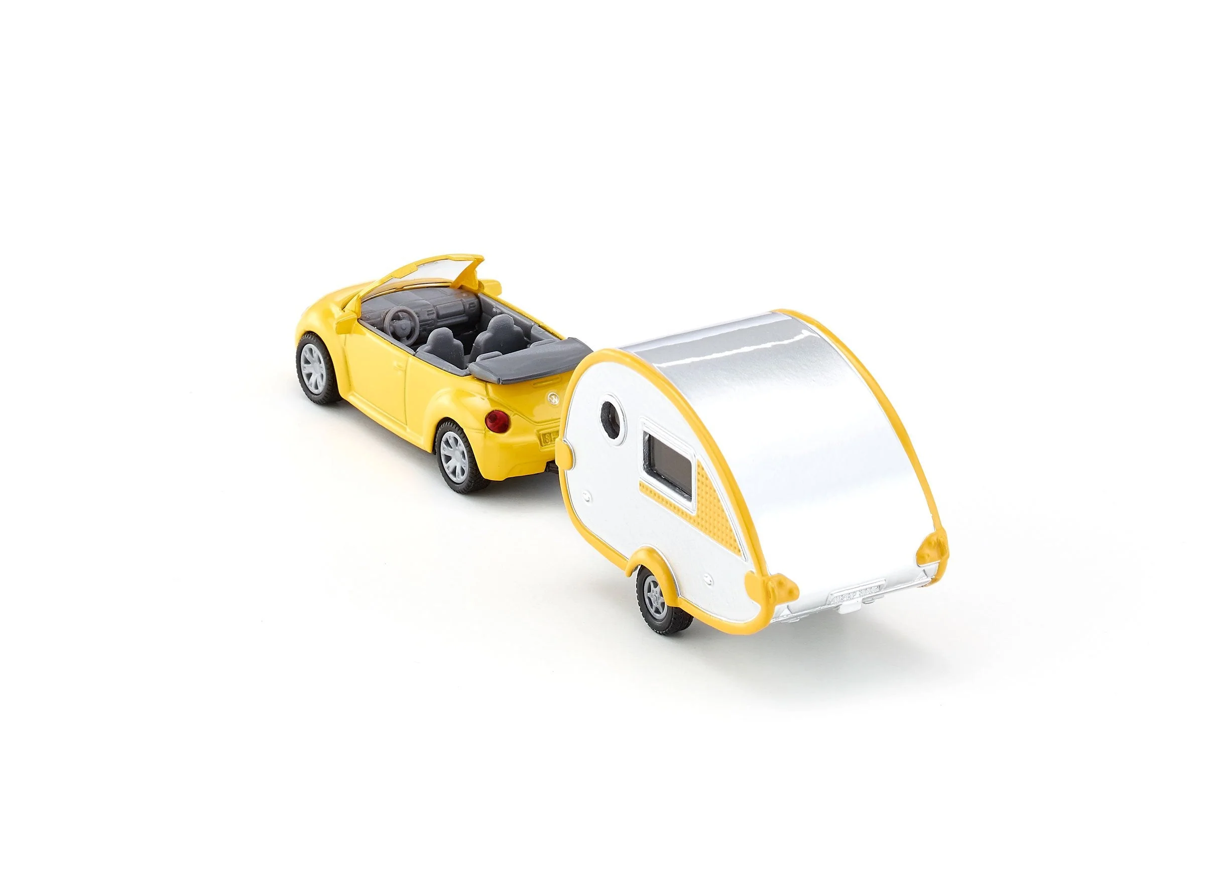 Siku VW Beetle Convertible with Caravan - Image 7