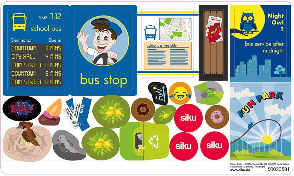 Siku World Bus Stop - Image 2