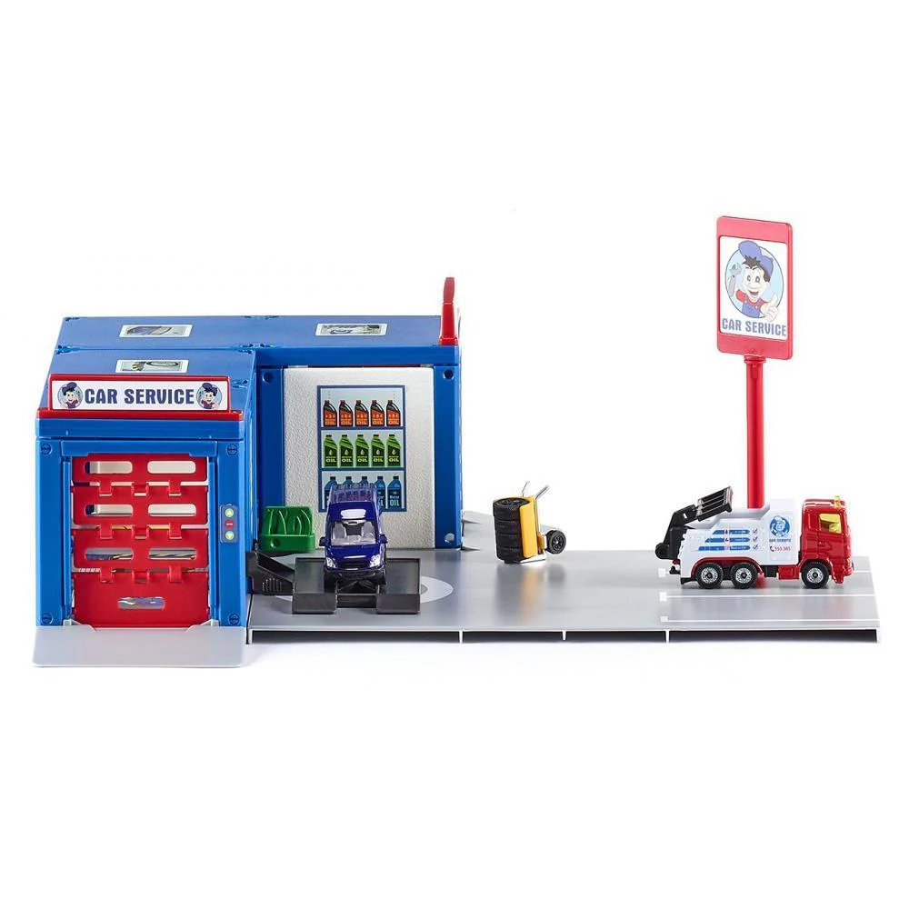 Siku World City Car Service Garage