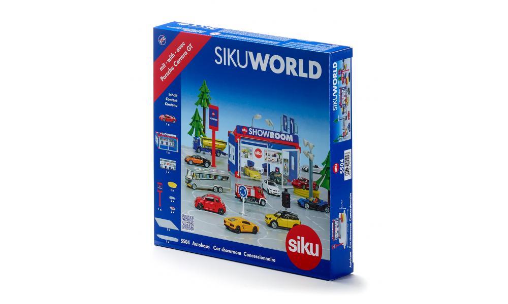 Siku World City Car Showroom with Porsche - Image 2