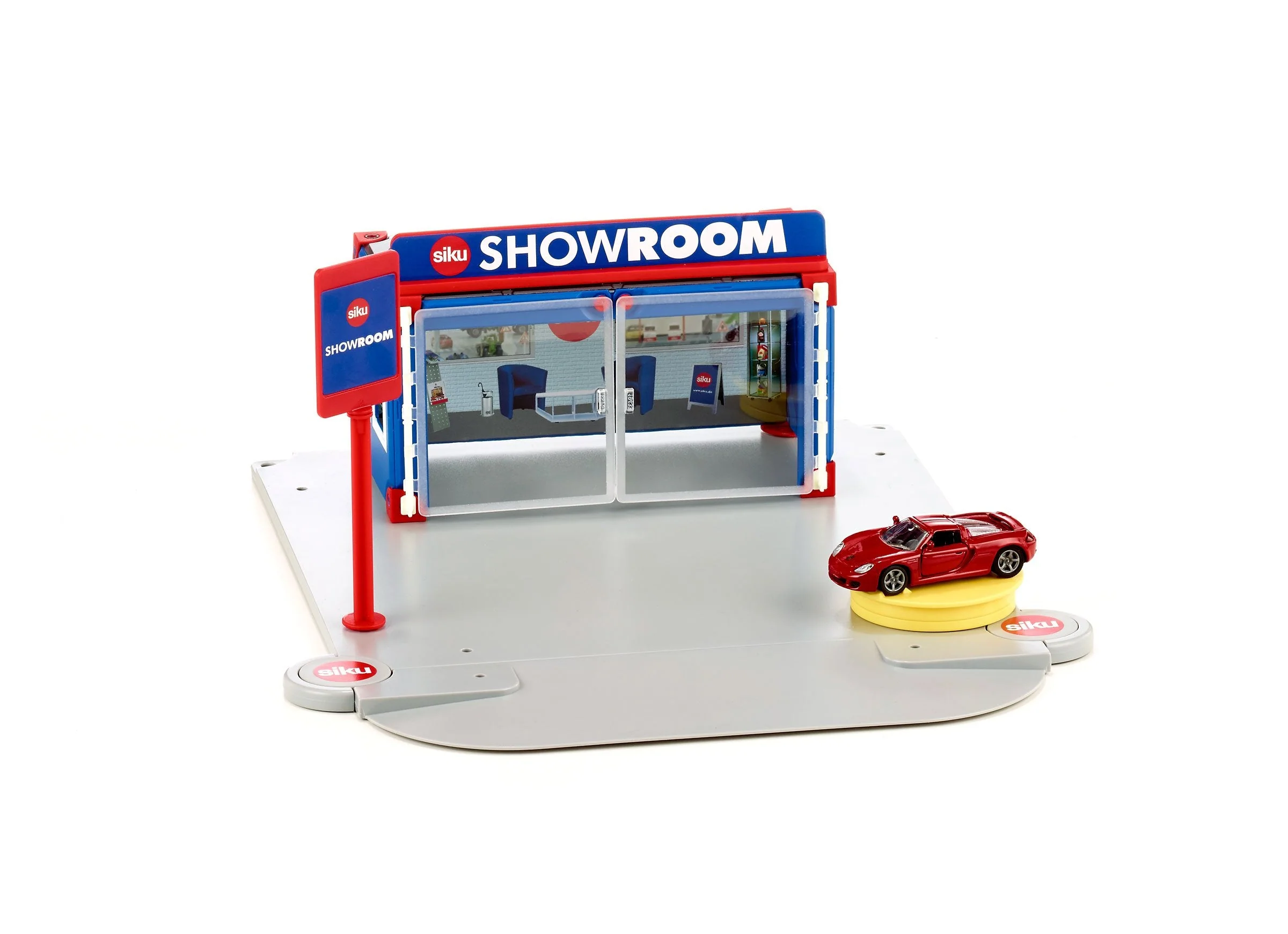 Siku World City Car Showroom with Porsche - Image 35
