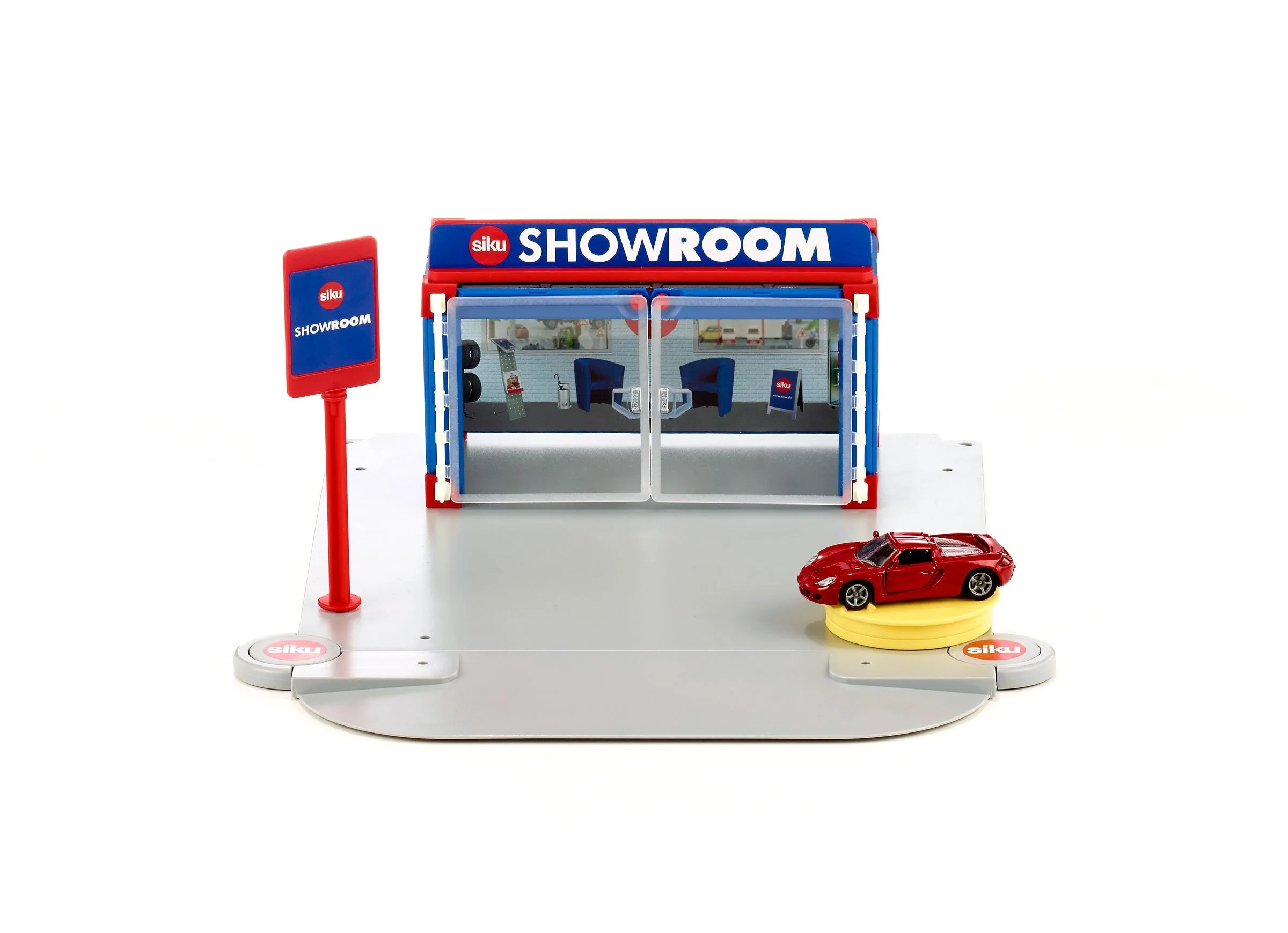 Siku World City Car Showroom with Porsche - Image 4