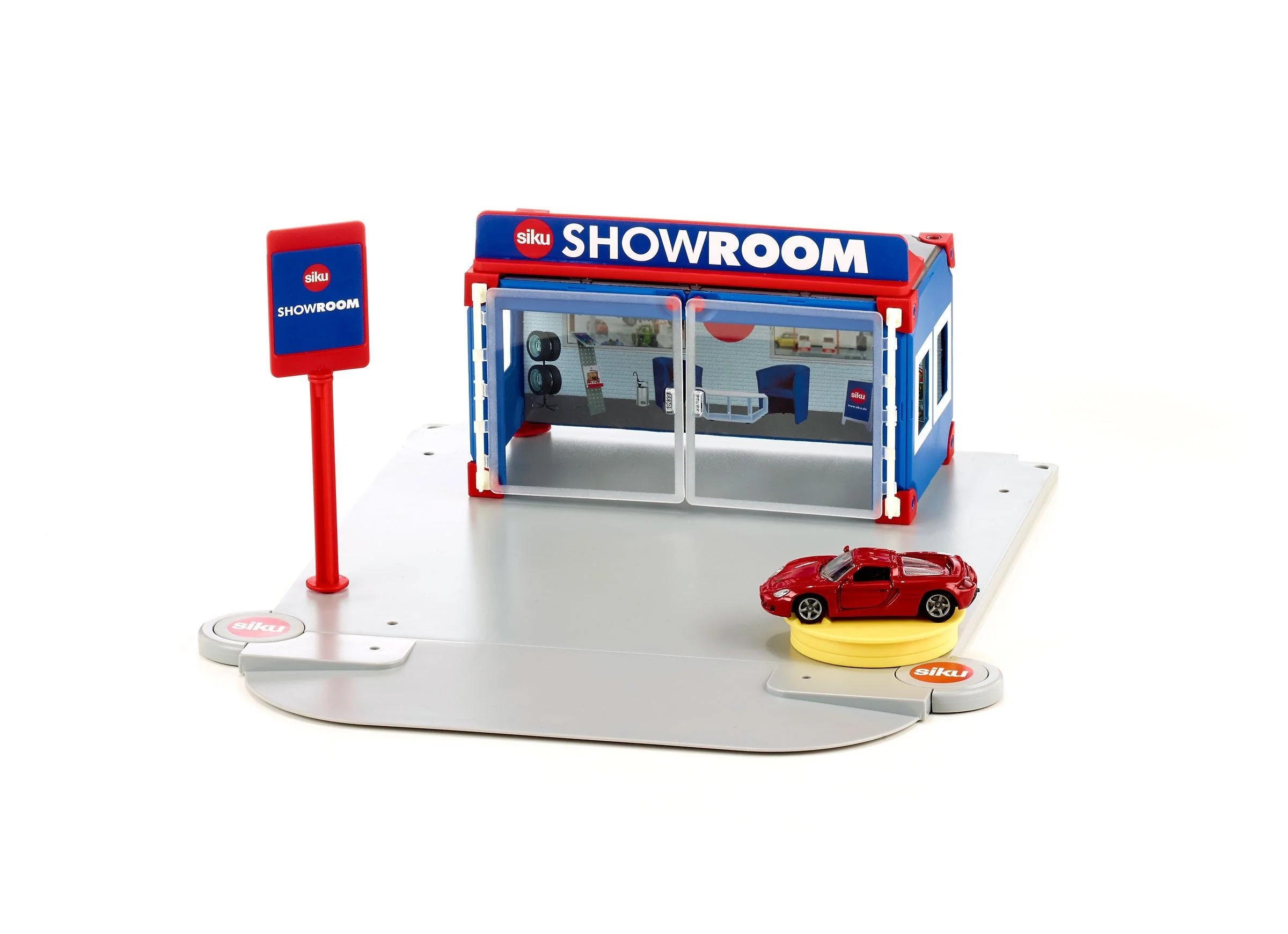 Siku World City Car Showroom with Porsche - Image 5