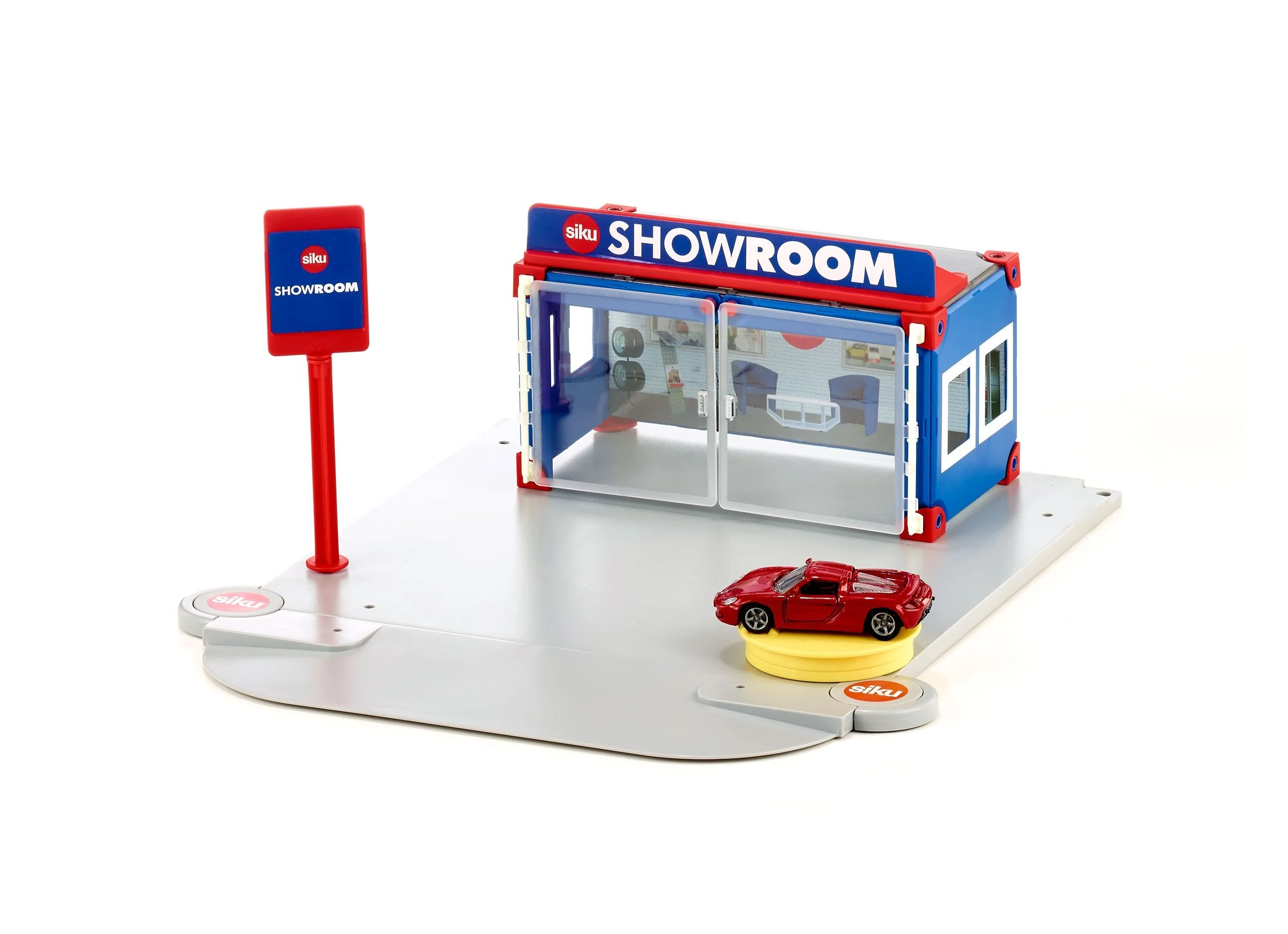 Siku World City Car Showroom with Porsche - Image 6