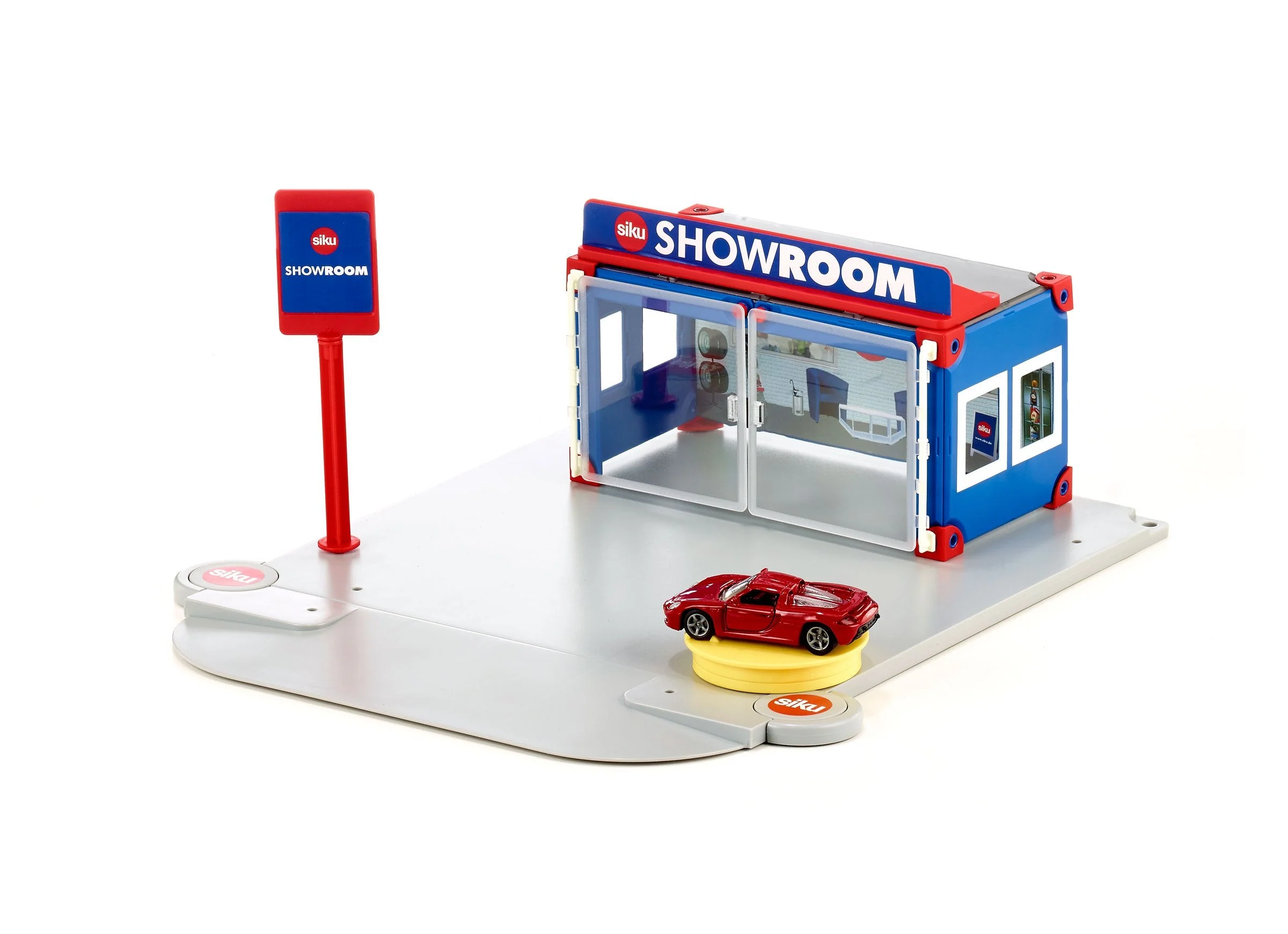 Siku World City Car Showroom with Porsche - Image 7