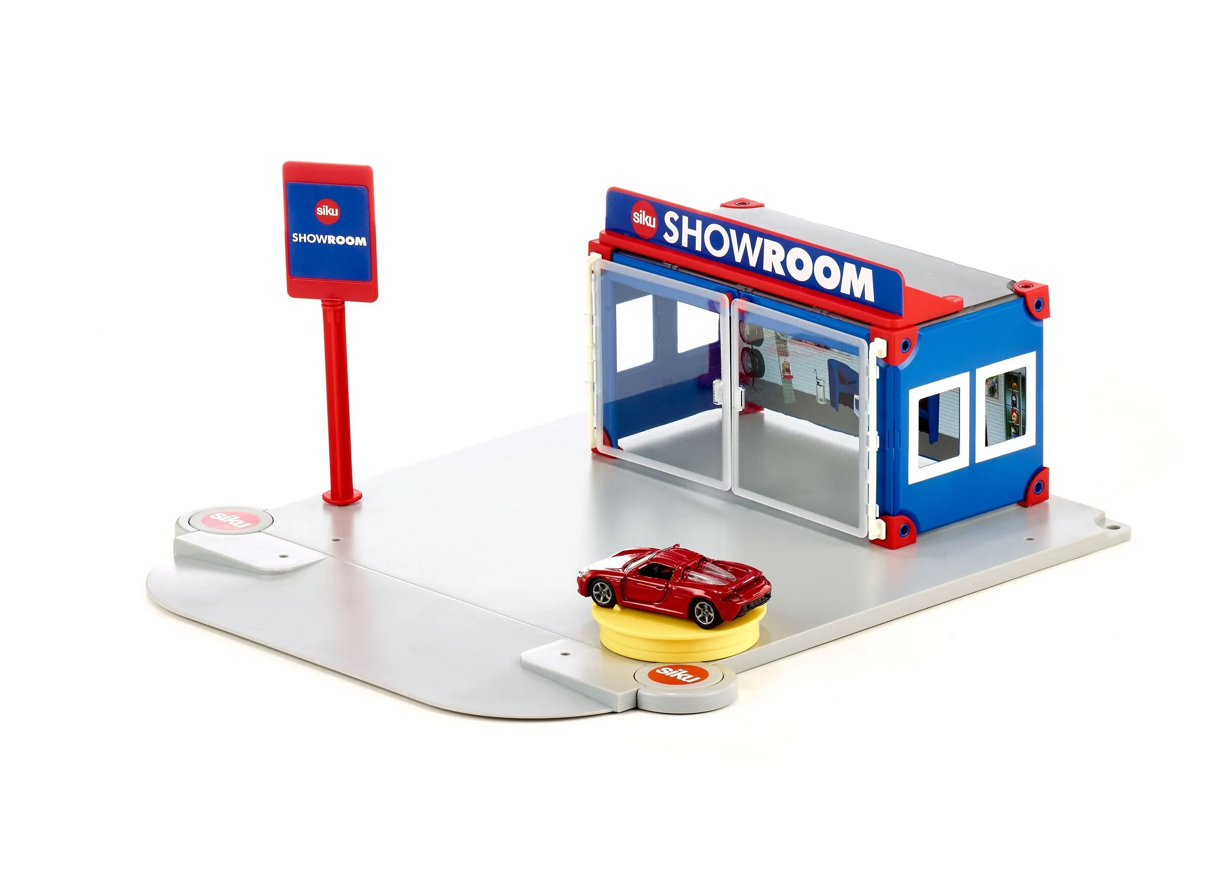 Siku World City Car Showroom with Porsche - Image 8