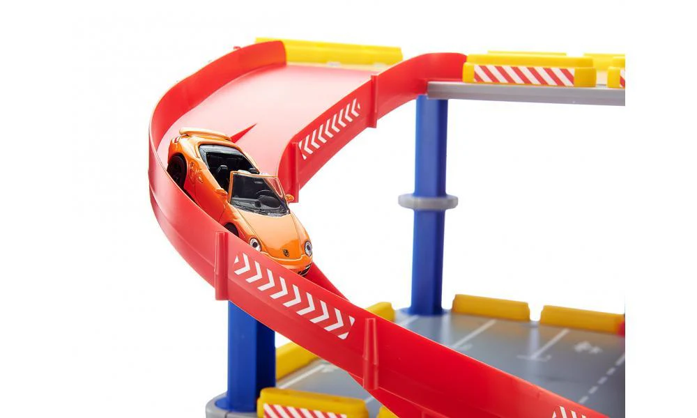 Siku World City Carpark with Car Lift & Porsche - Image 3