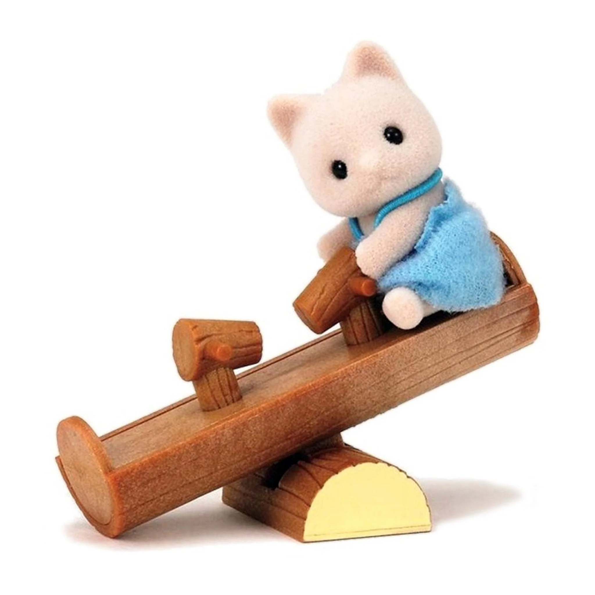 Sylvanian Families Cat Baby With See-Saw