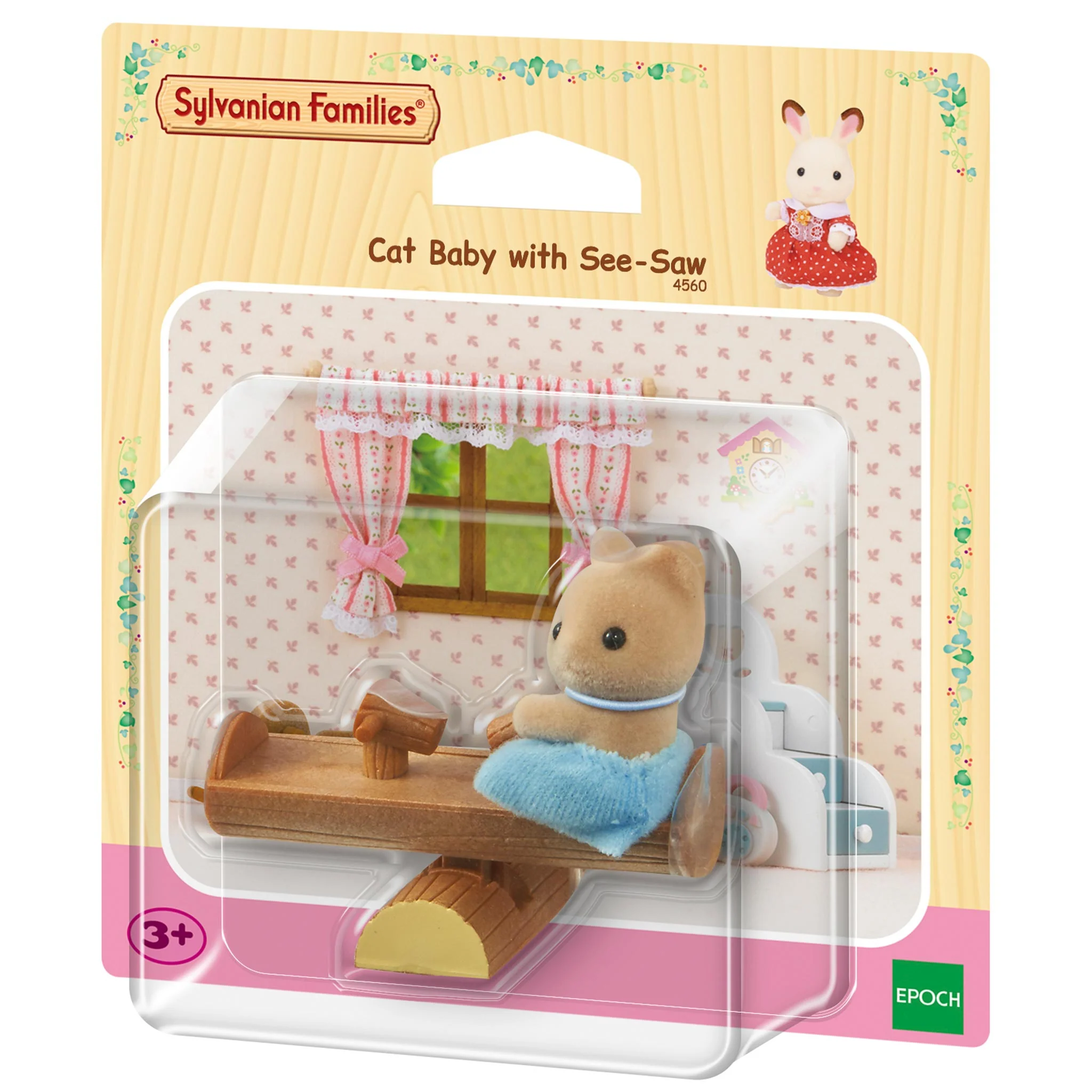 Sylvanian Families Cat Baby With See-Saw - Image 2