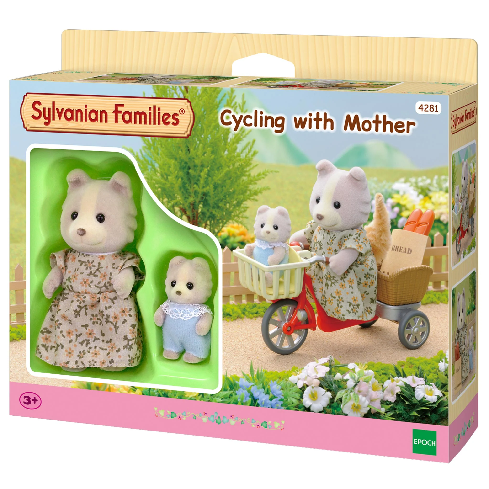 Sylvanian Families Cycling With Mother & Baby - Image 3