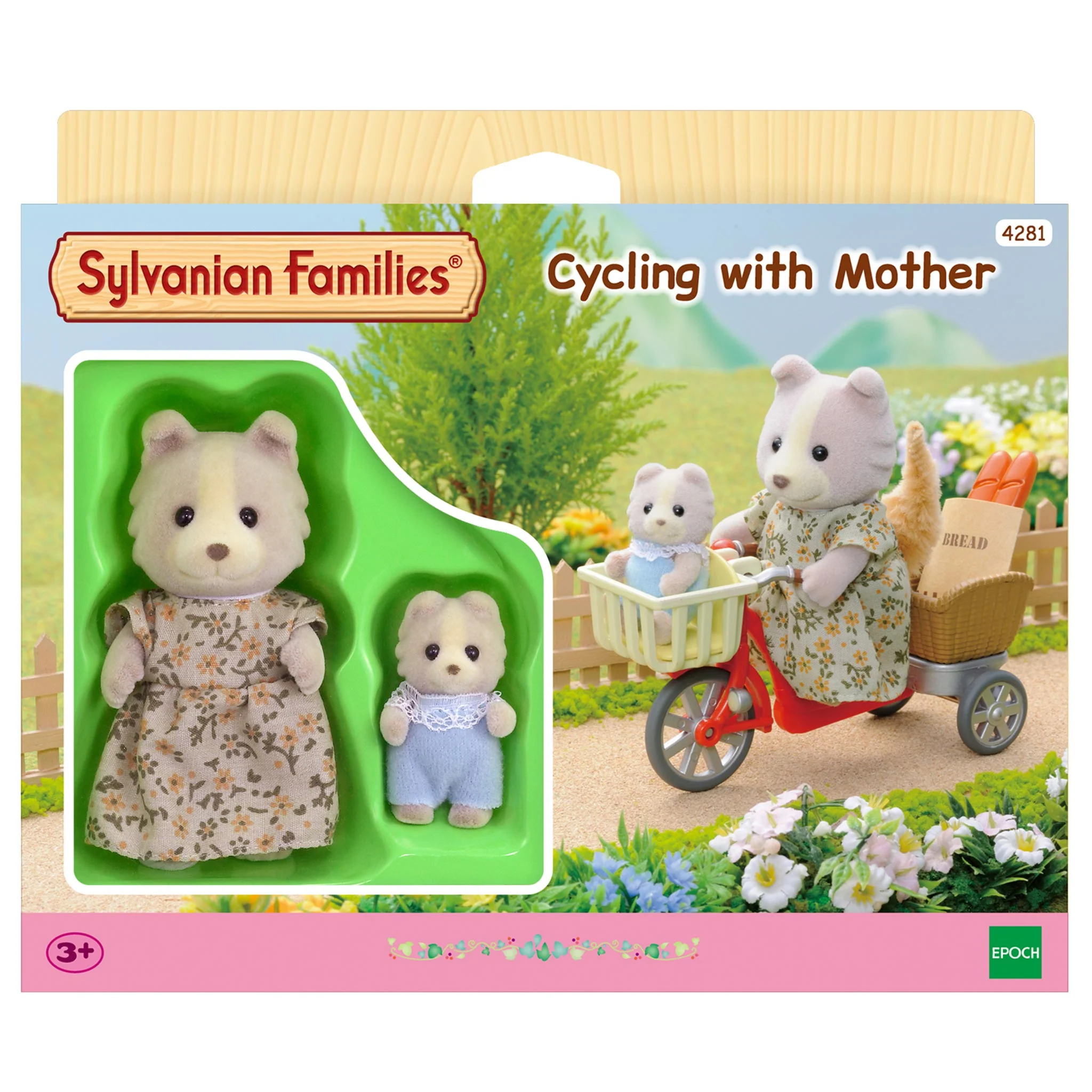 Sylvanian Families Cycling With Mother & Baby - Image 4