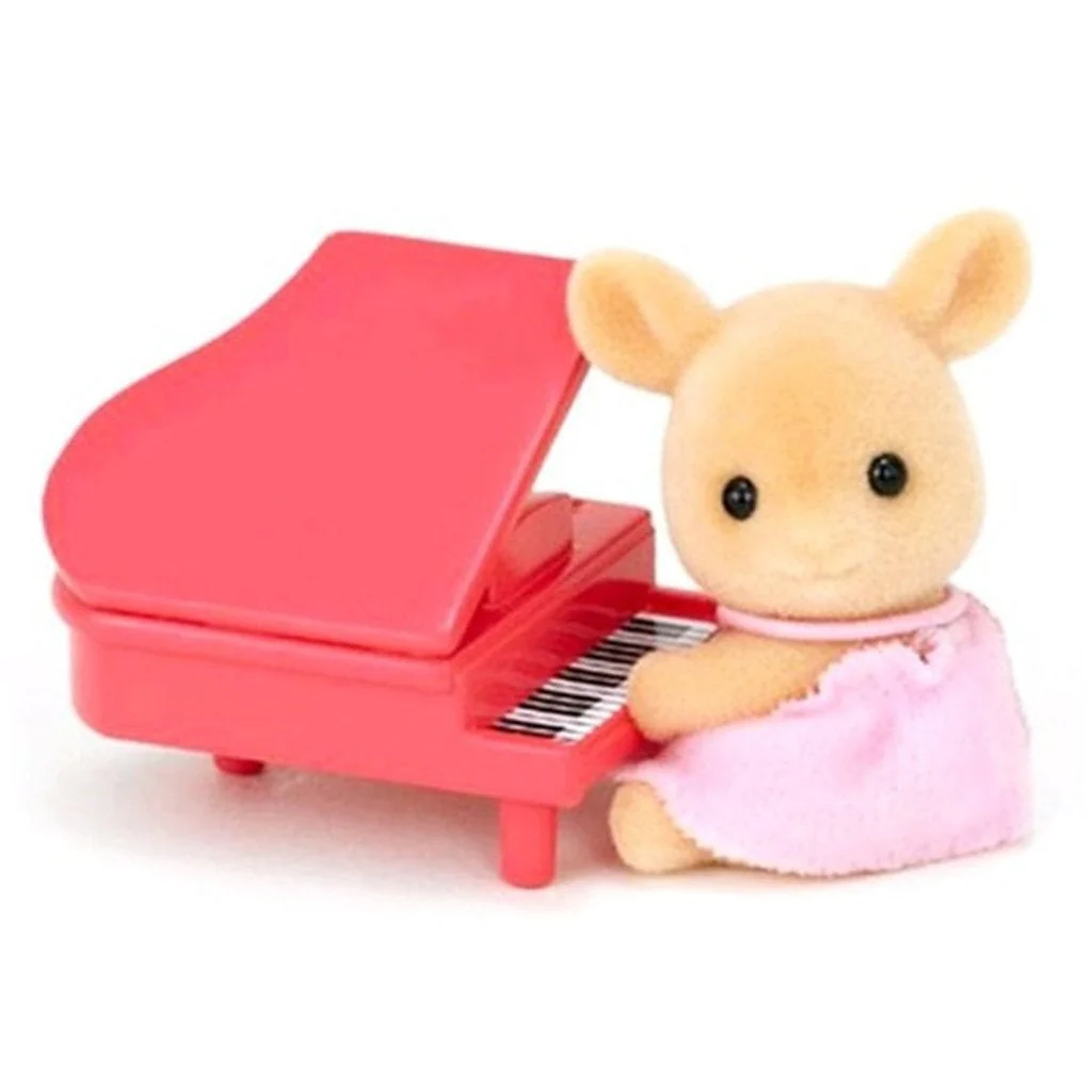 Sylvanian Families Deer Baby with Piano