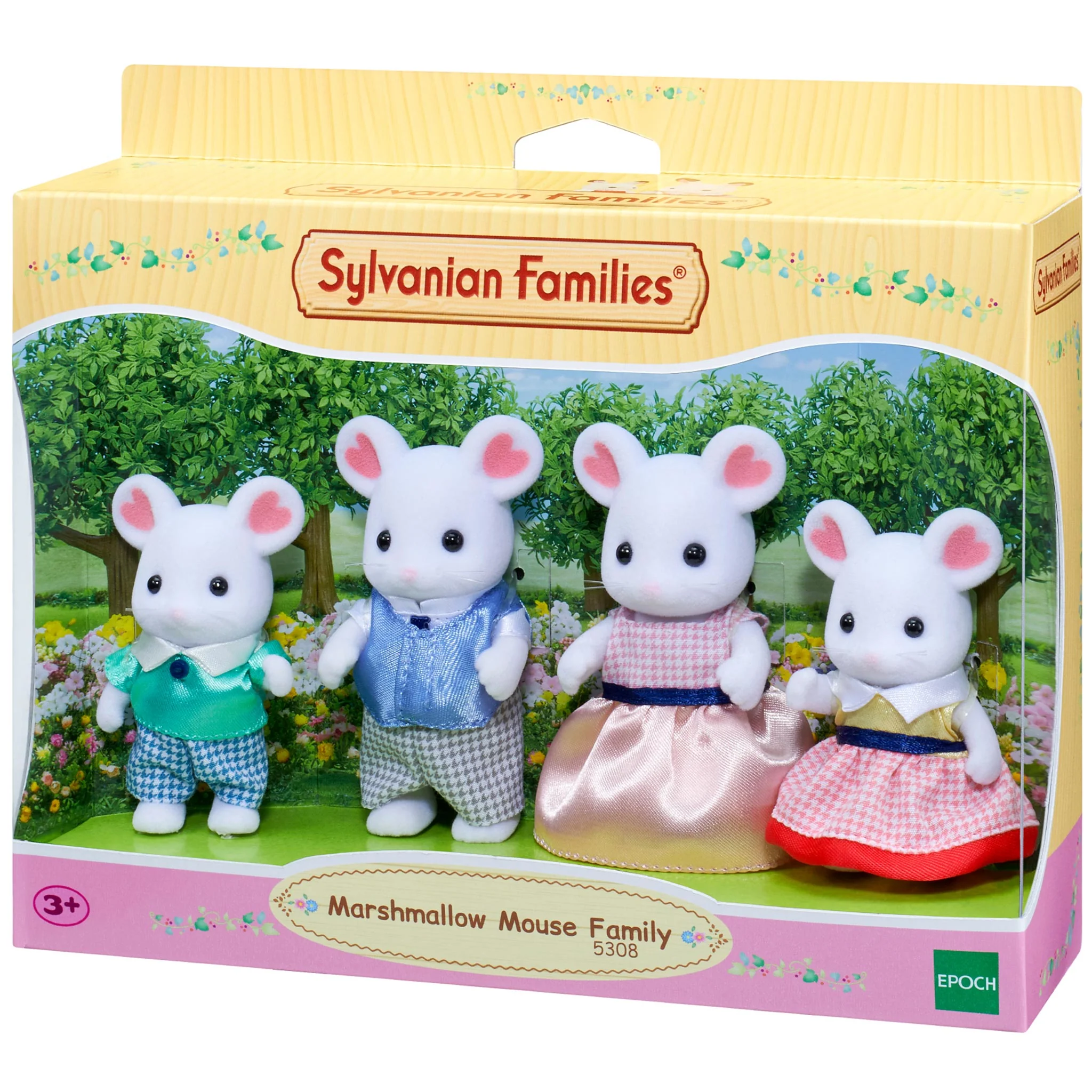 Sylvanian Families Marshmallow Mouse Family - Image 2