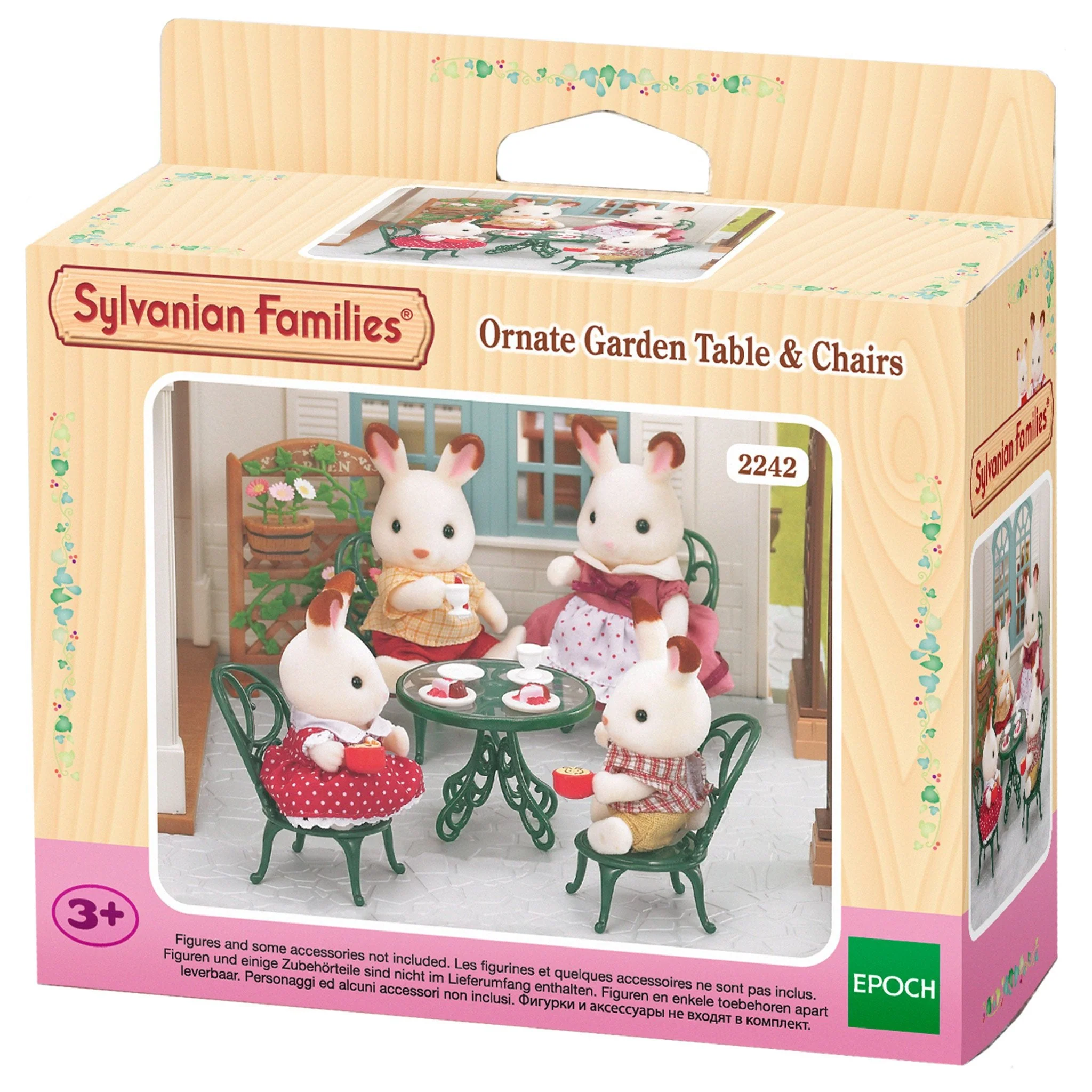 Sylvanian Families Ornate Garden Table & Chairs - Image 3