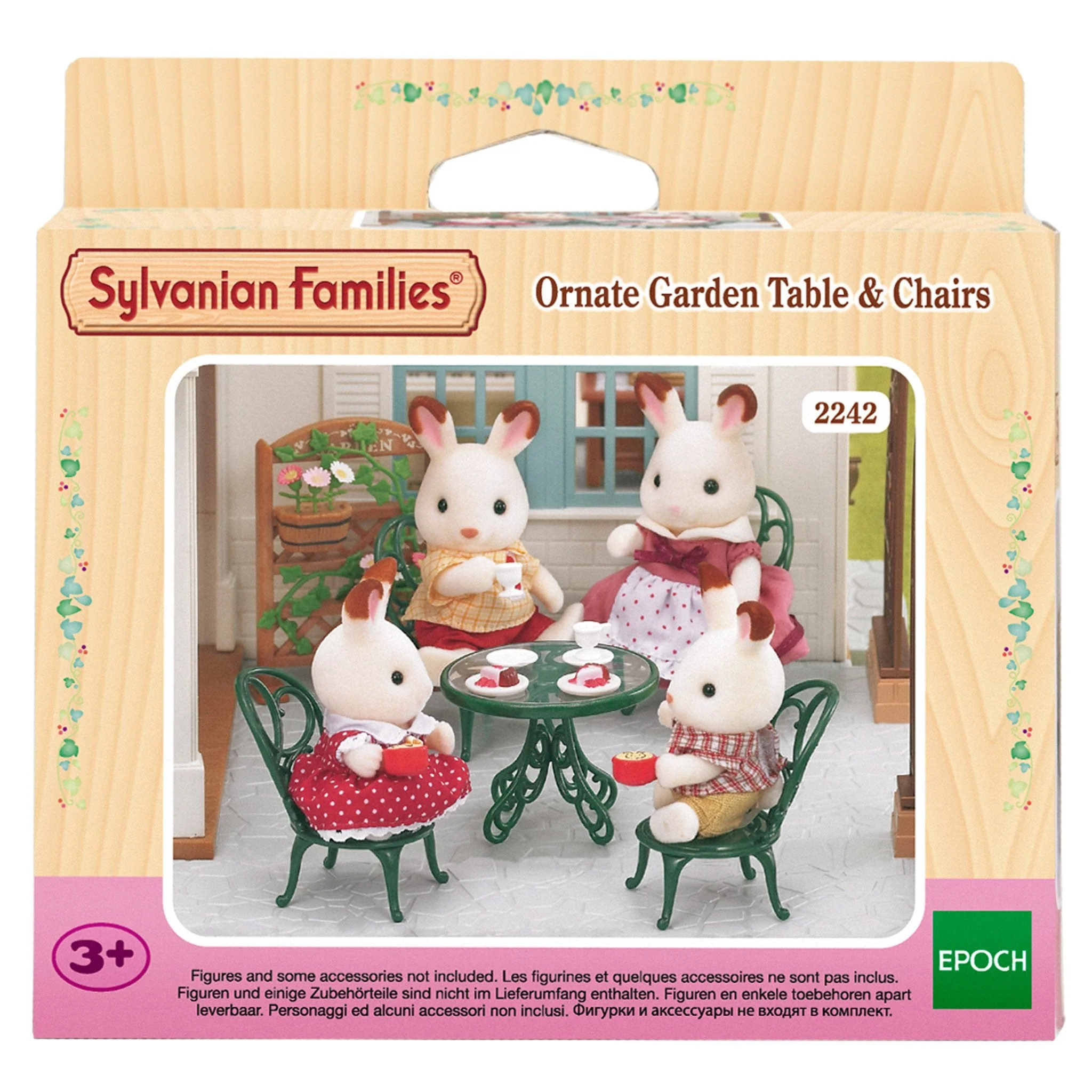 Sylvanian Families Ornate Garden Table & Chairs - Image 4