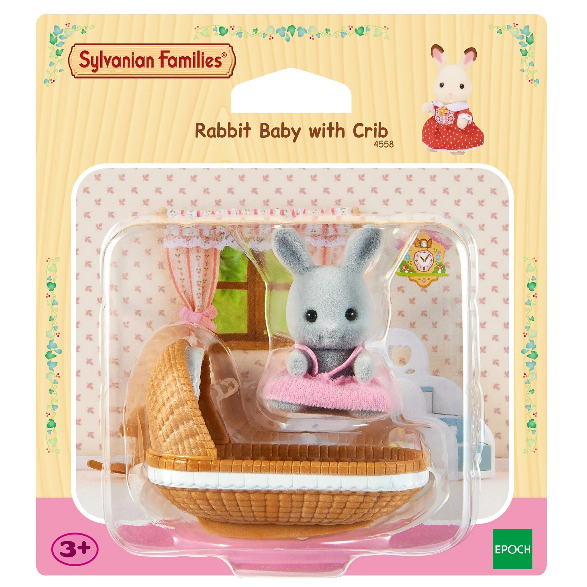 Sylvanian Families Rabbit With Crib Hang Sell - Image 3