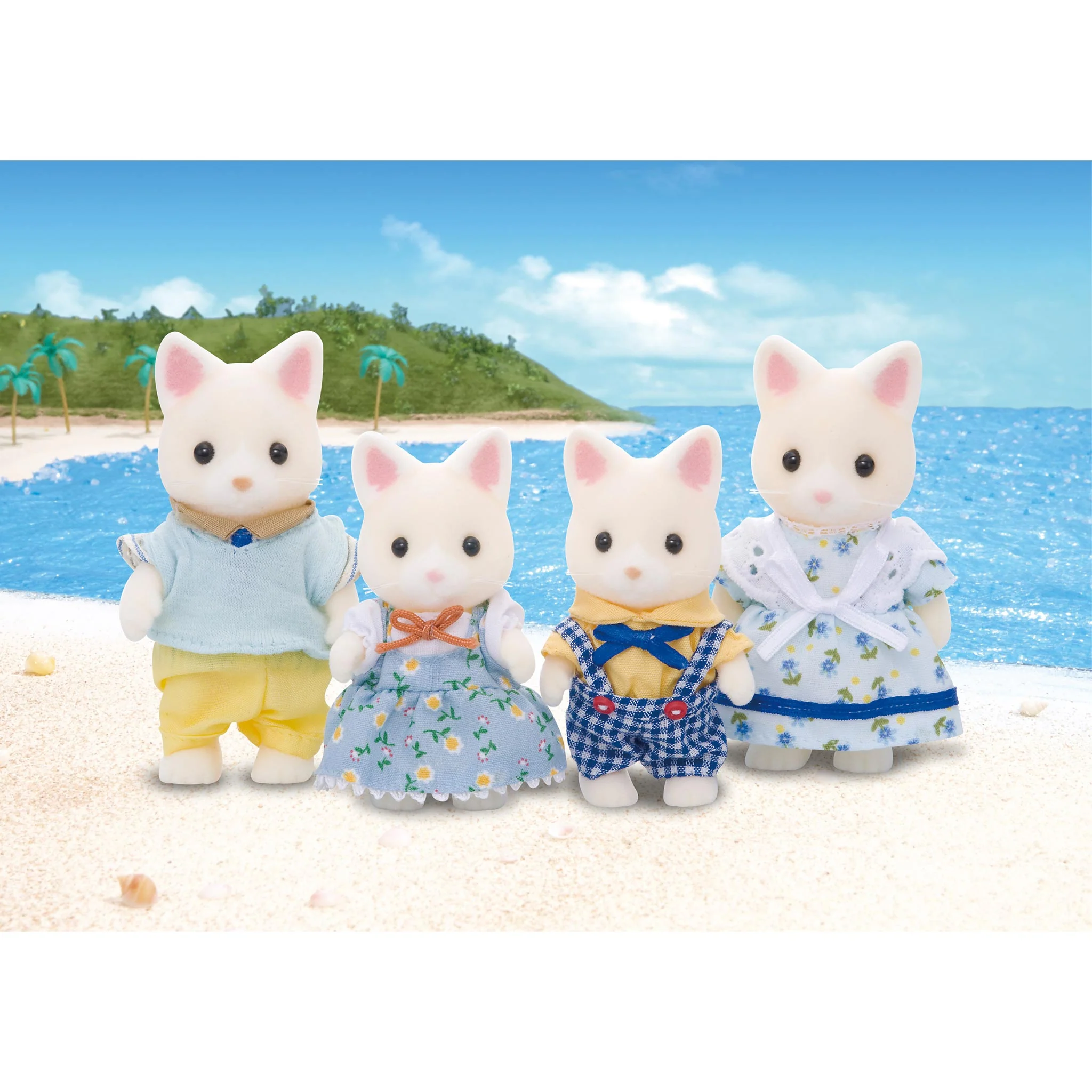 Sylvanian Families Silk Cat Family - Image 4