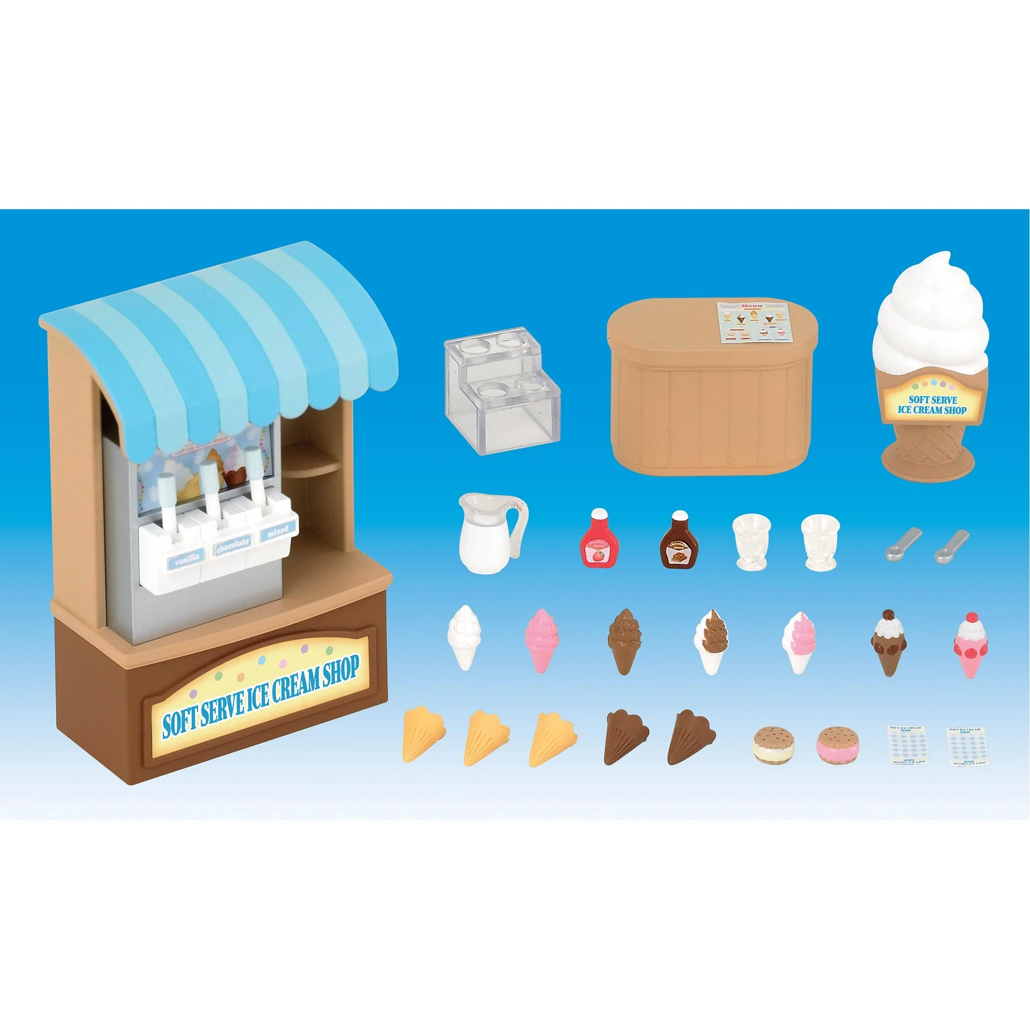 Sylvanian Families Soft Serve Ice Cream Shop - Image 6