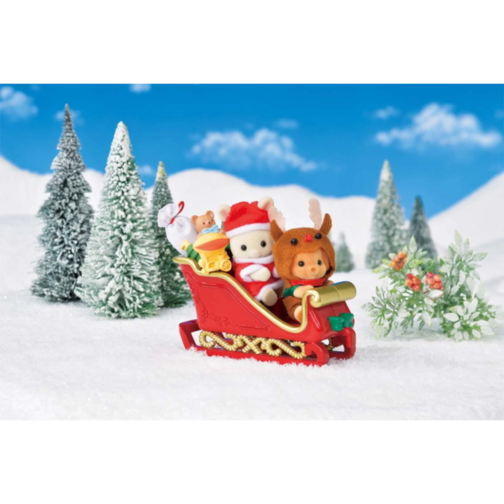 Sylvanian Families Baby Sleigh Ride Set - Image 3